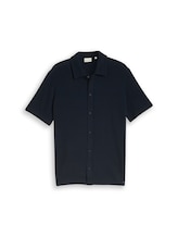 Ausgewählt, Regular Fit Hemd aus Jersey von Tom Tailor, blau