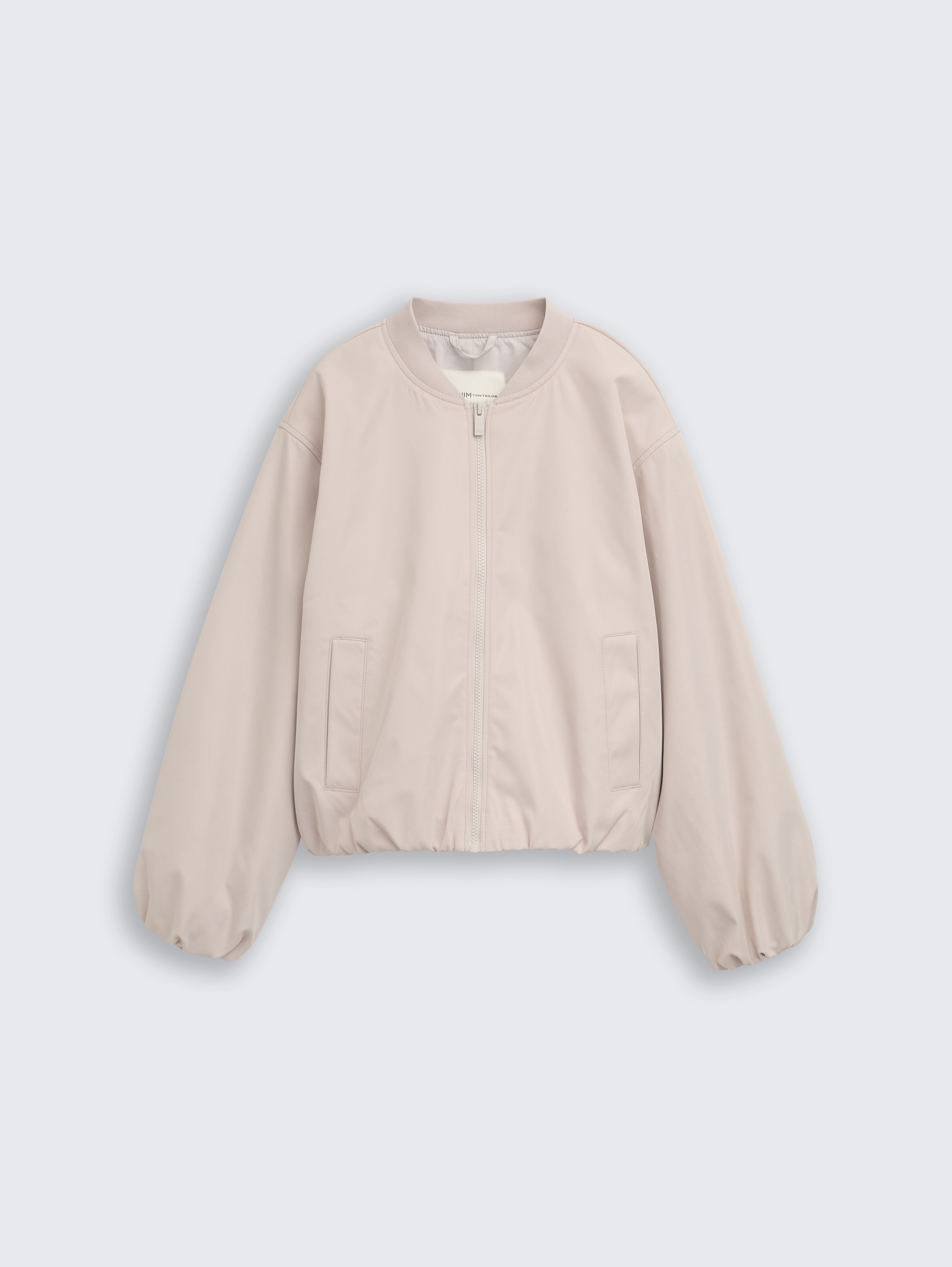 Bomberjacke aus wasserabweisendem Material von Denim Female, cloud grey