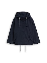 Ausgewählt, Ultralight Short Parka aus wasserabweisendem Material von Tom Tailor, blau