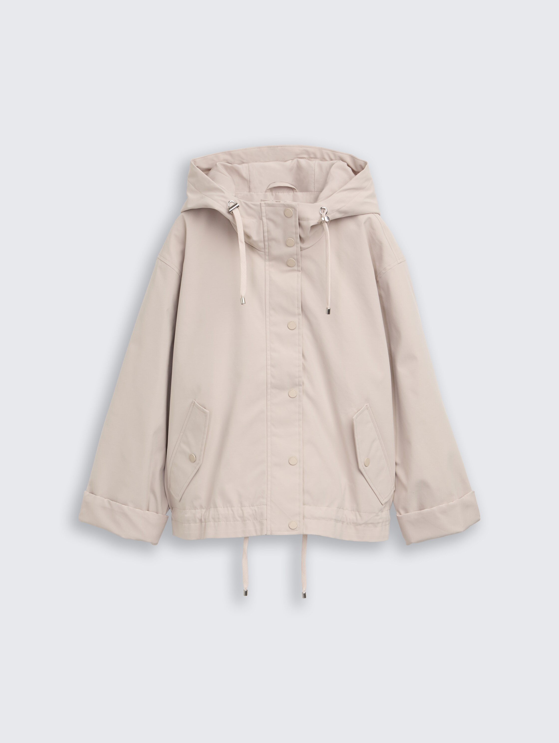 Ultralight Short Parka aus wasserabweisendem Material - cloud_grey - 