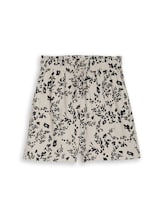 Ausgewählt, Loose Fit Shorts mit Leinenanteil von Tom Tailor, beige