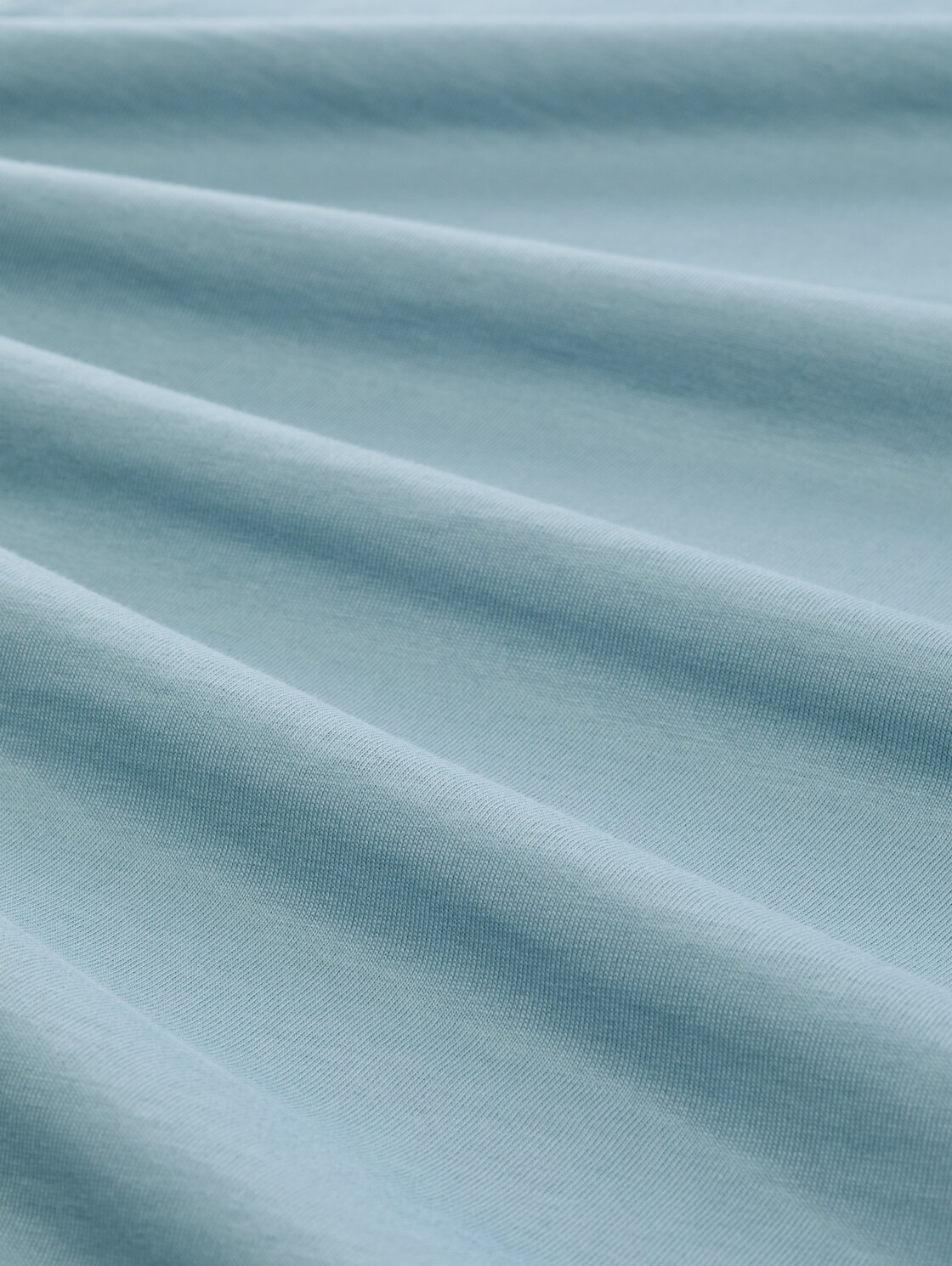 Relaxed Fit T-Shirt aus Baumwolle - citadel blue - Material-Ansicht