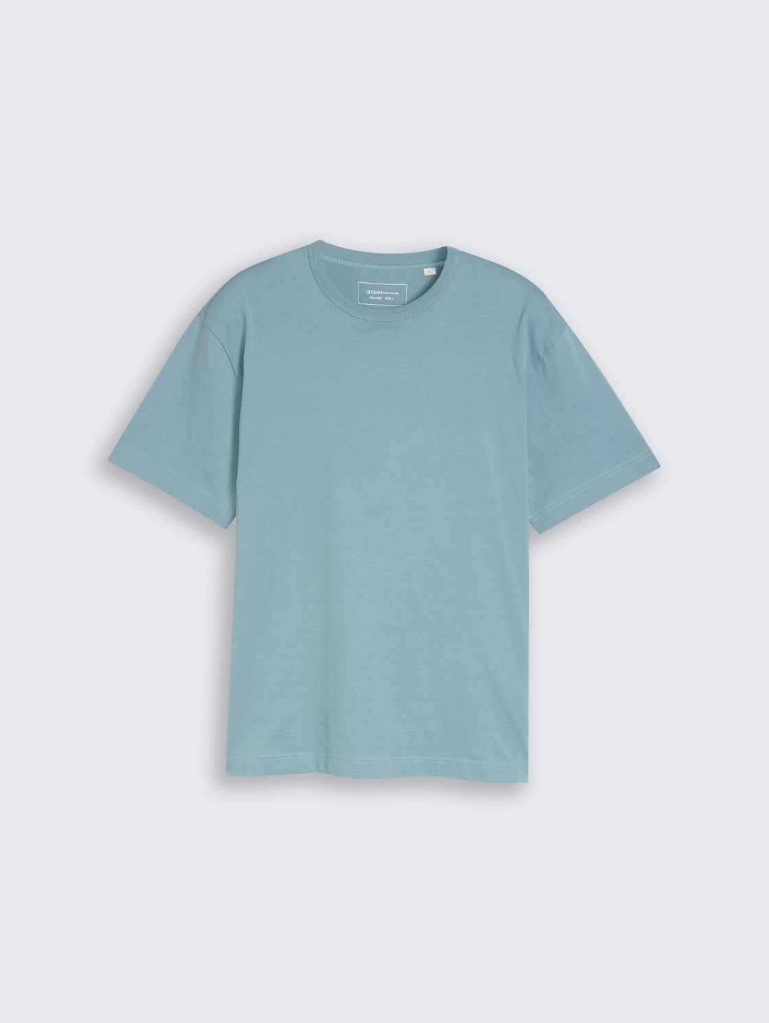 Relaxed Fit T-Shirt aus Baumwolle - citadel blue - Vorder-Produkt-Ansicht
