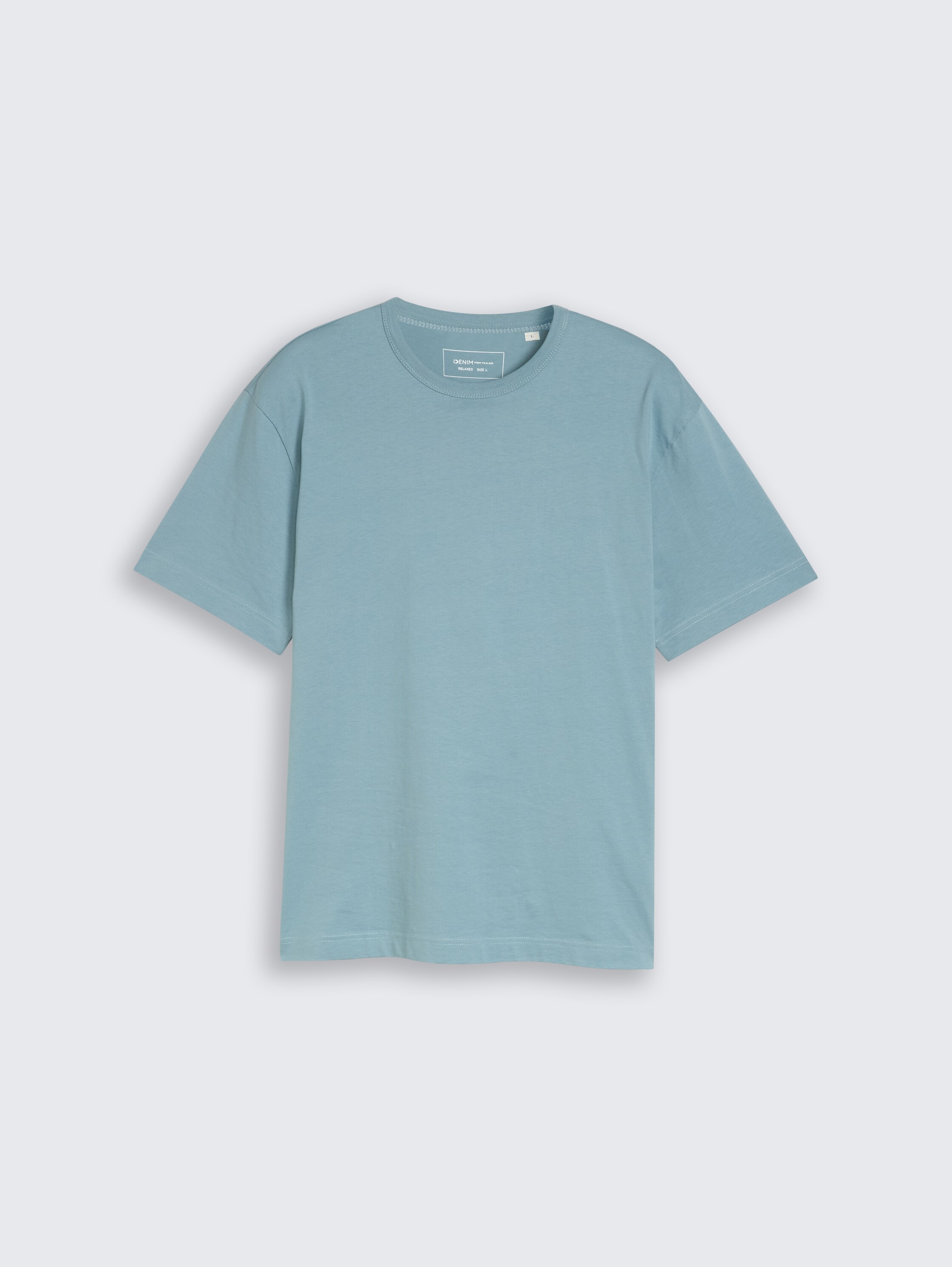 Relaxed Fit T-Shirt aus Baumwolle - citadel blue - Vorder-Produkt-Ansicht