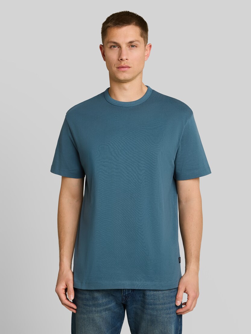 Relaxed Fit T-Shirt aus Baumwolle von Denim Male, tide petrol
