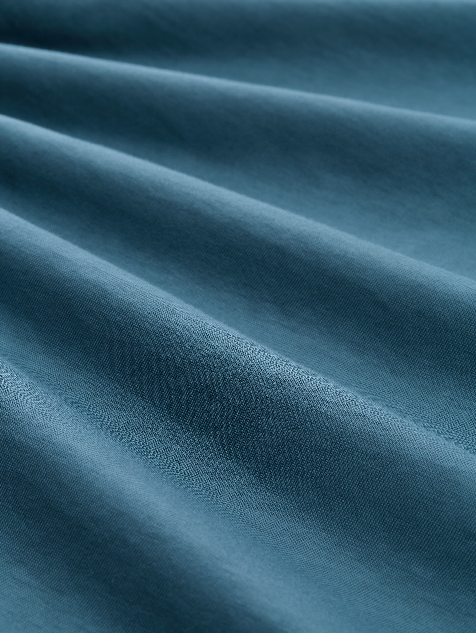 Relaxed fit T-shirt van katoen - tide petrol - Materiaalweergave