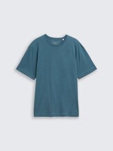 Relaxed fit T-shirt van katoen - tide petrol - Product vooraanzicht