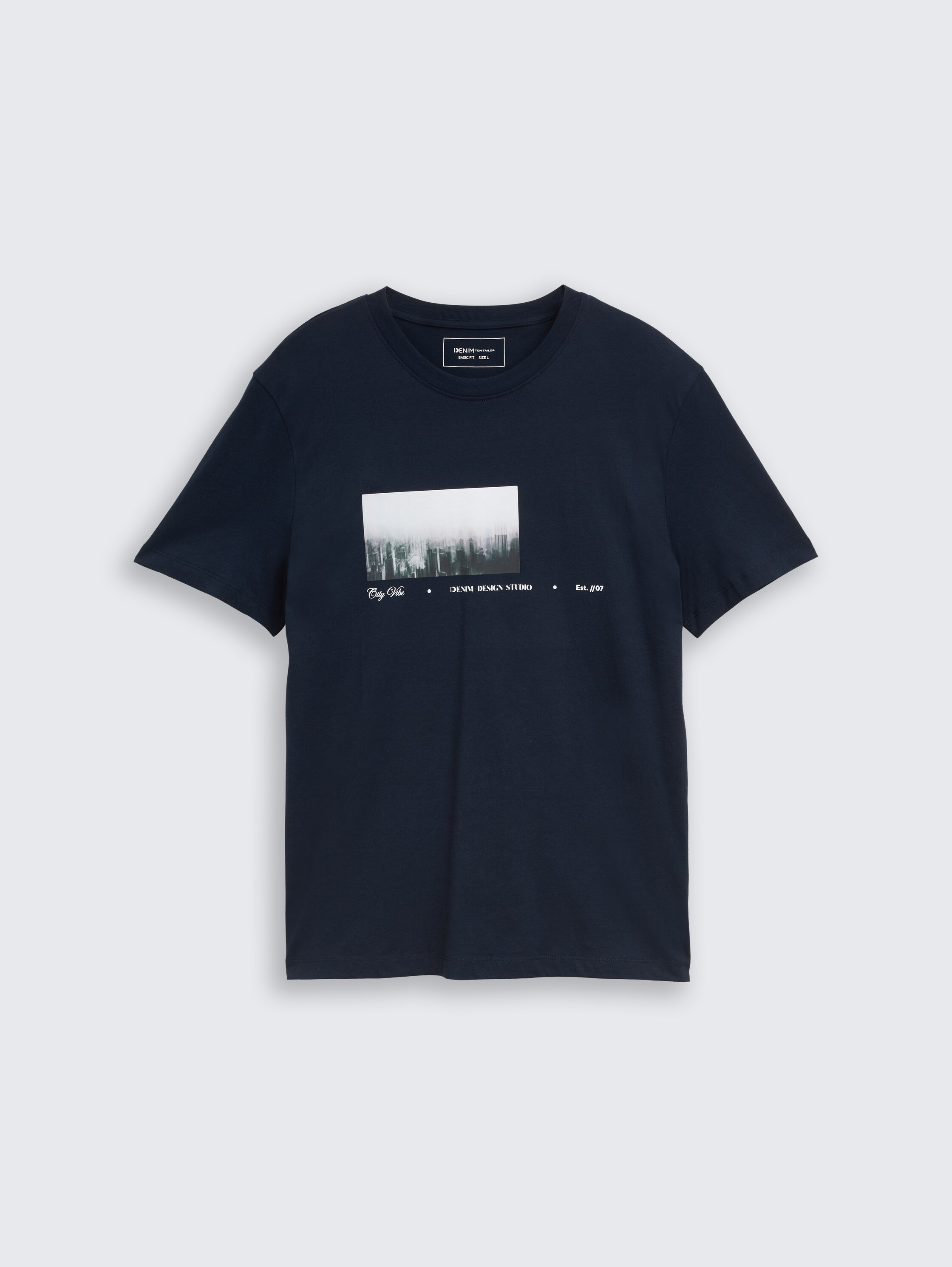 T-Shirt mit Fotoprint - sky captain blue - Vorder-Produkt-Ansicht