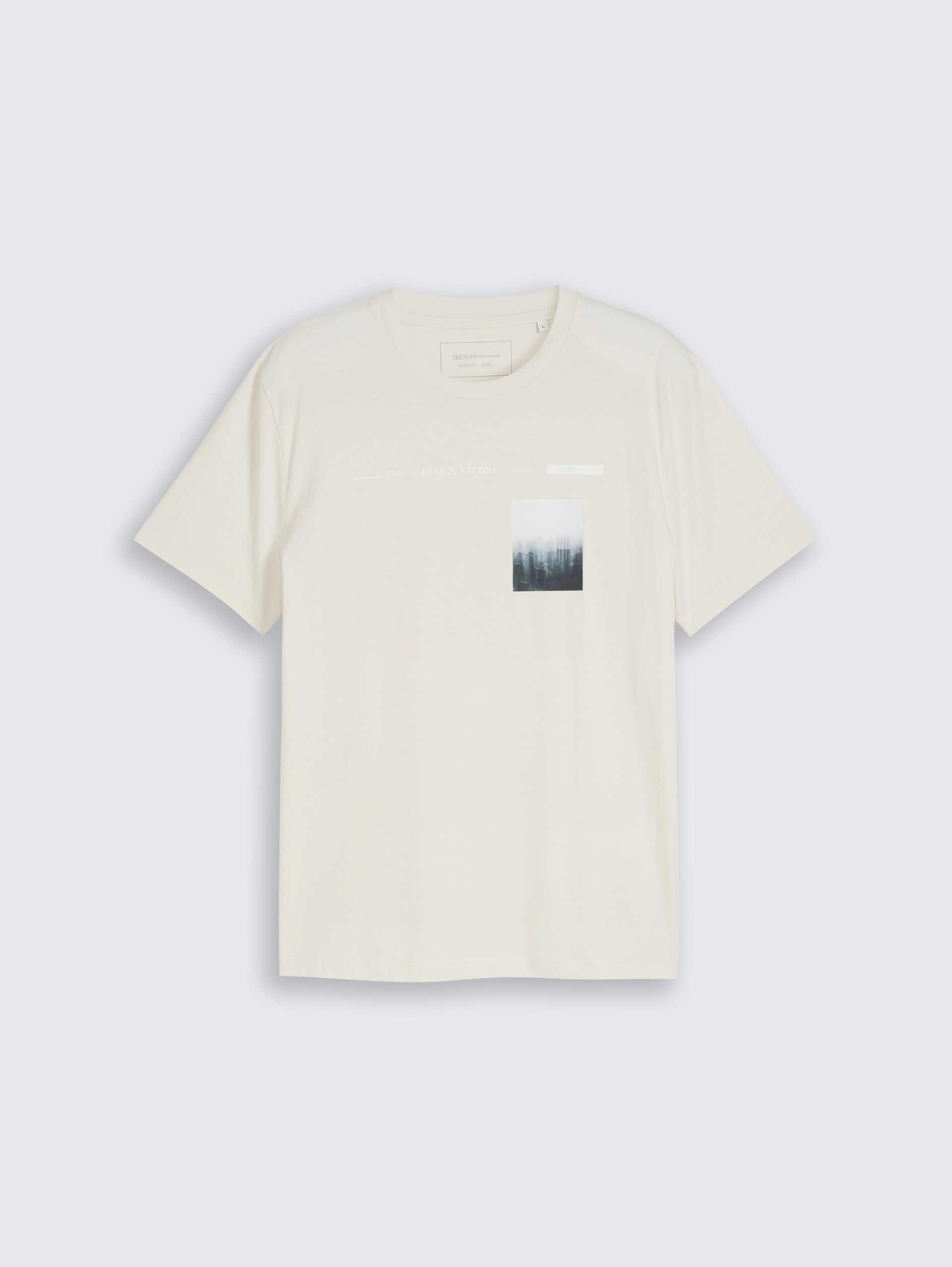 T-Shirt mit Fotoprint - greyish white - Vorder-Produkt-Ansicht