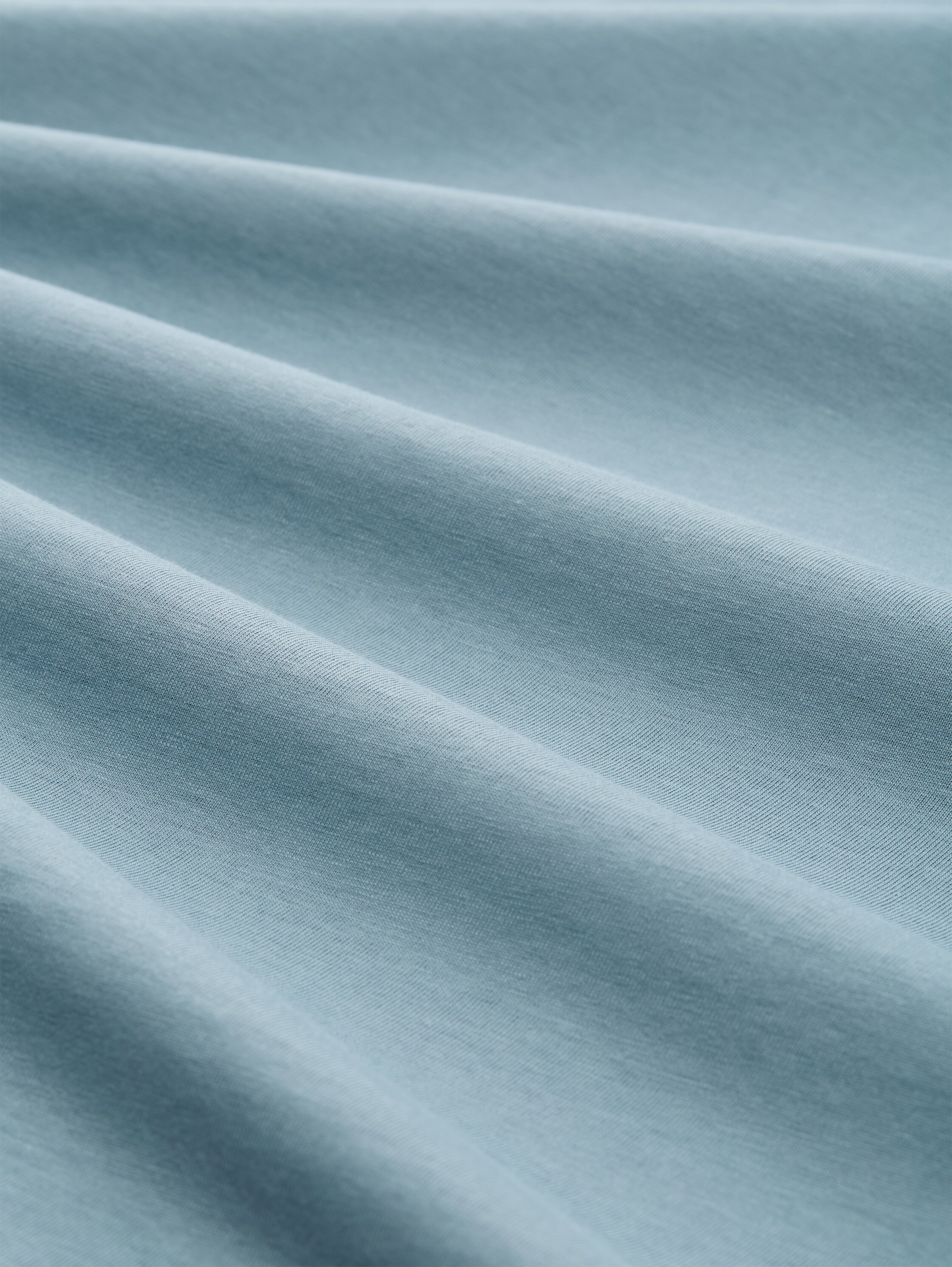 Relaxed Fit T-Shirt mit Rückenprint - citadel blue - Material-Ansicht