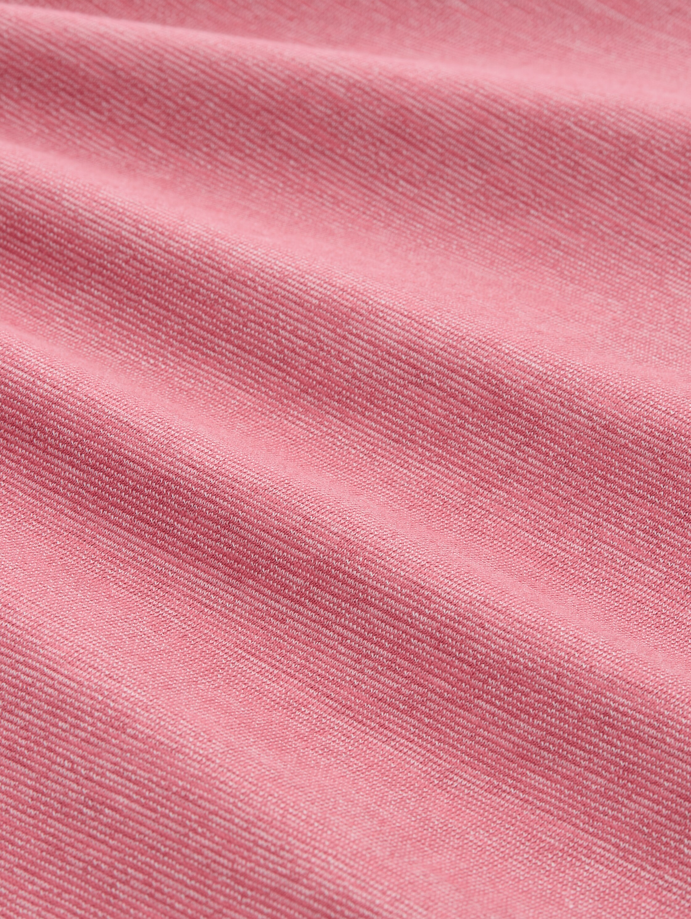 T-shirt in gemêleerde look - baroque rose melange - Materiaalweergave