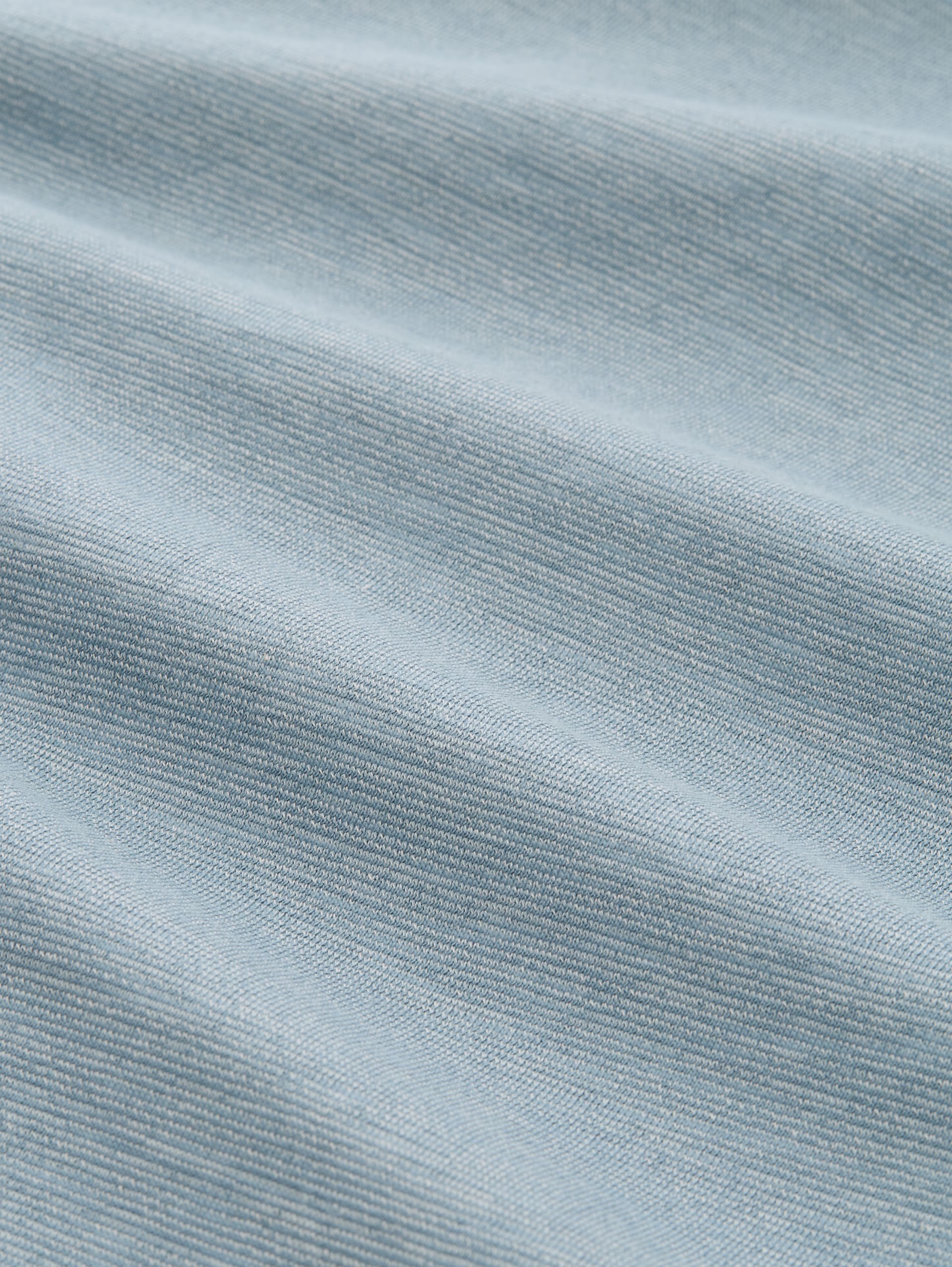 T-Shirt in Melange-Optik - citadel blue melange - Material-Ansicht