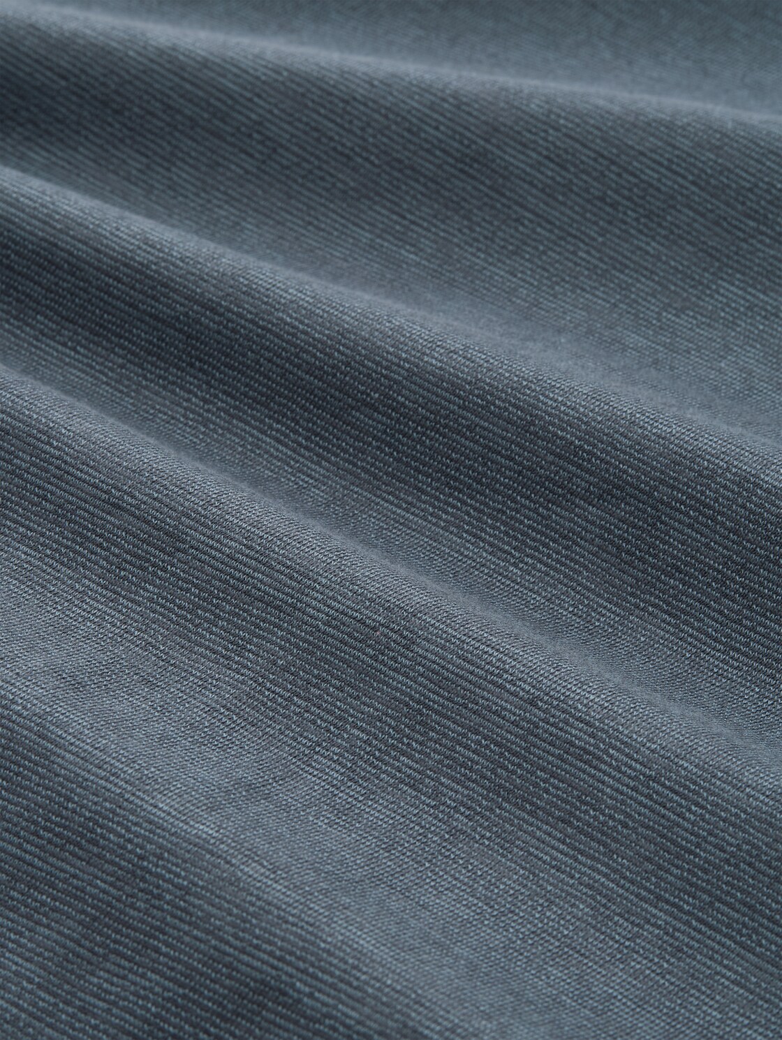 T-Shirt in Melange-Optik - urban medium grey melange - Material-Ansicht