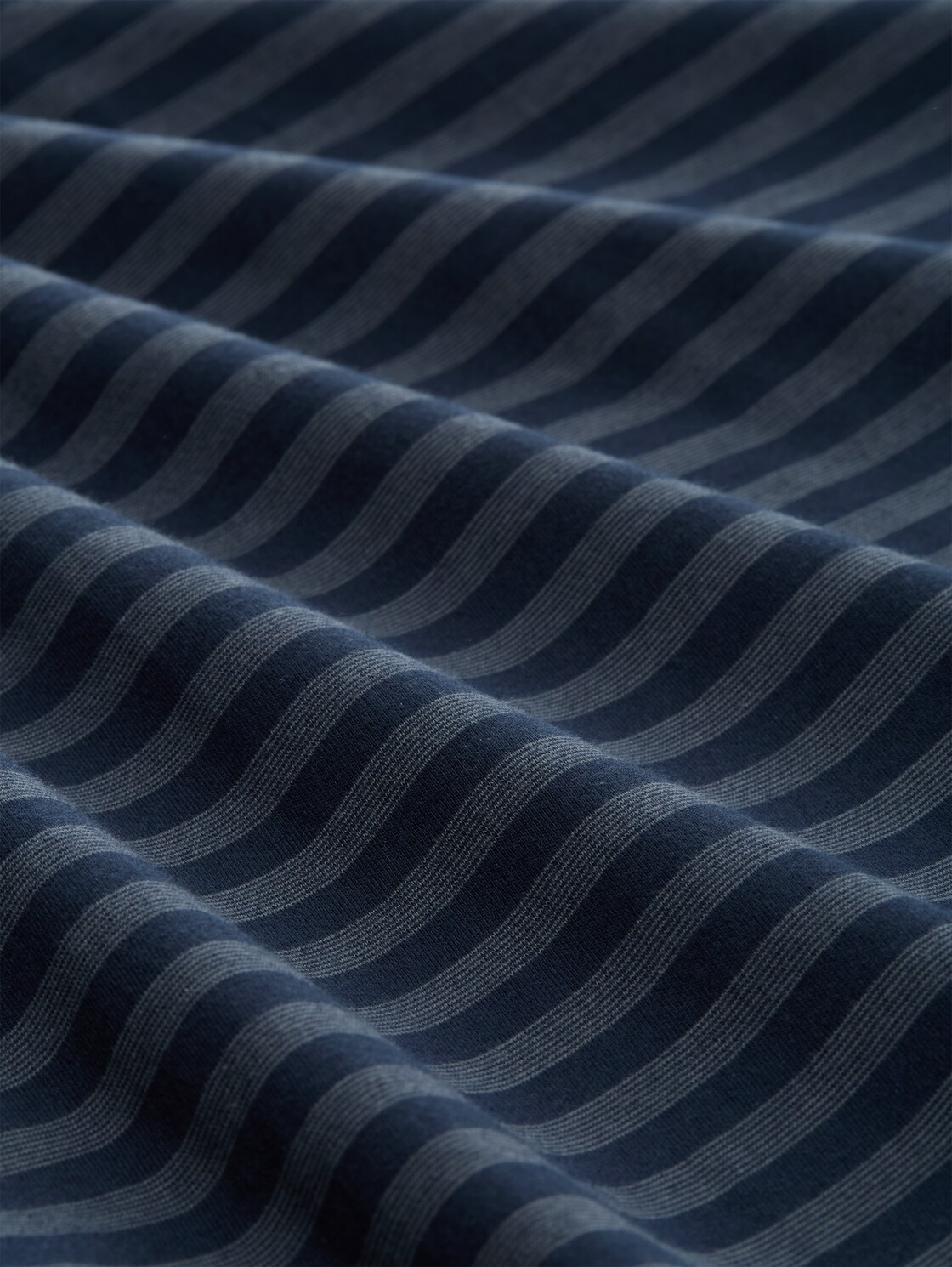 T-Shirt mit Streifenmuster - navy grey yd stripe - Material-Ansicht