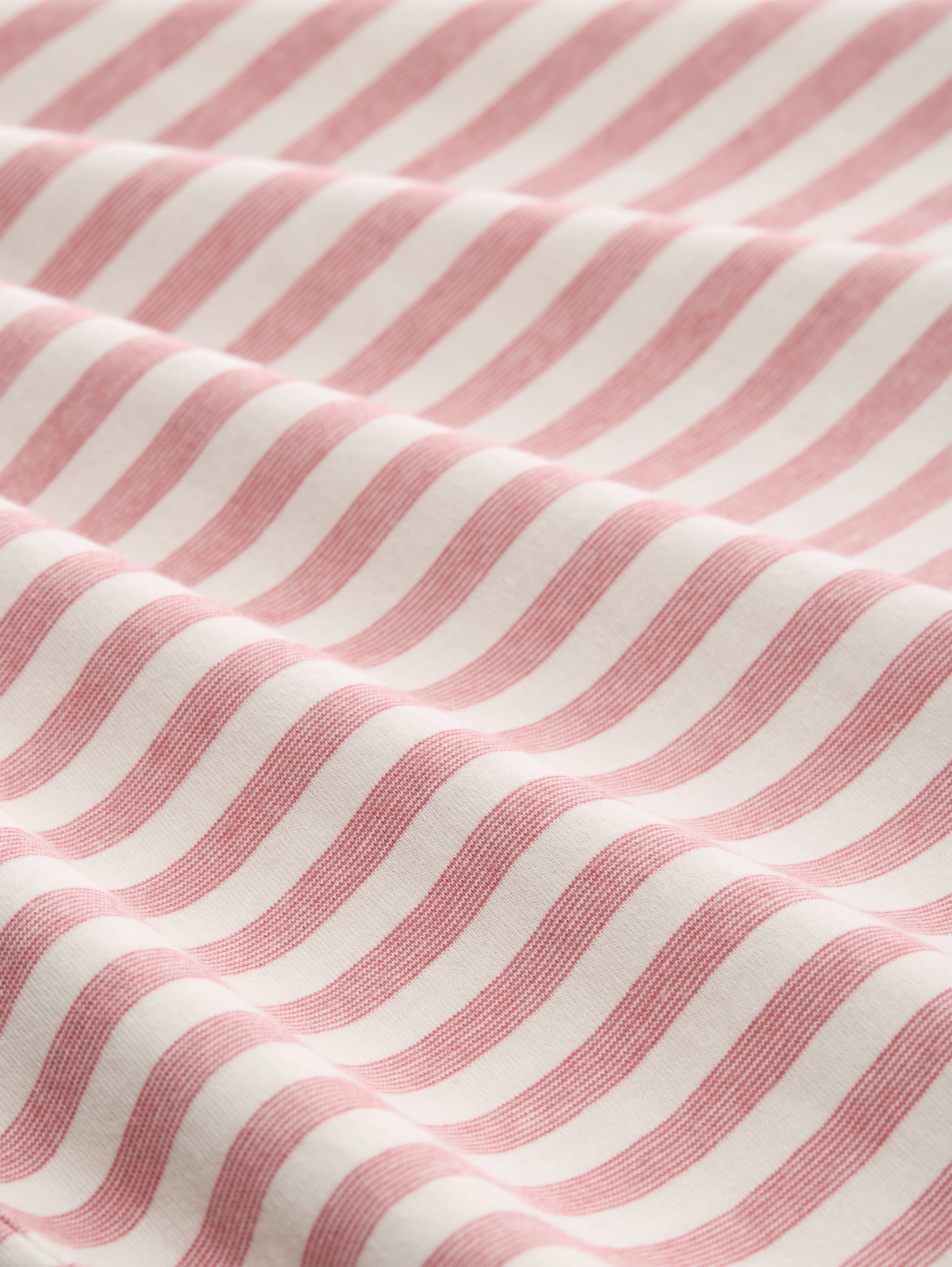 T-Shirt mit Streifenmuster - rose white yd stripe - Material-Ansicht