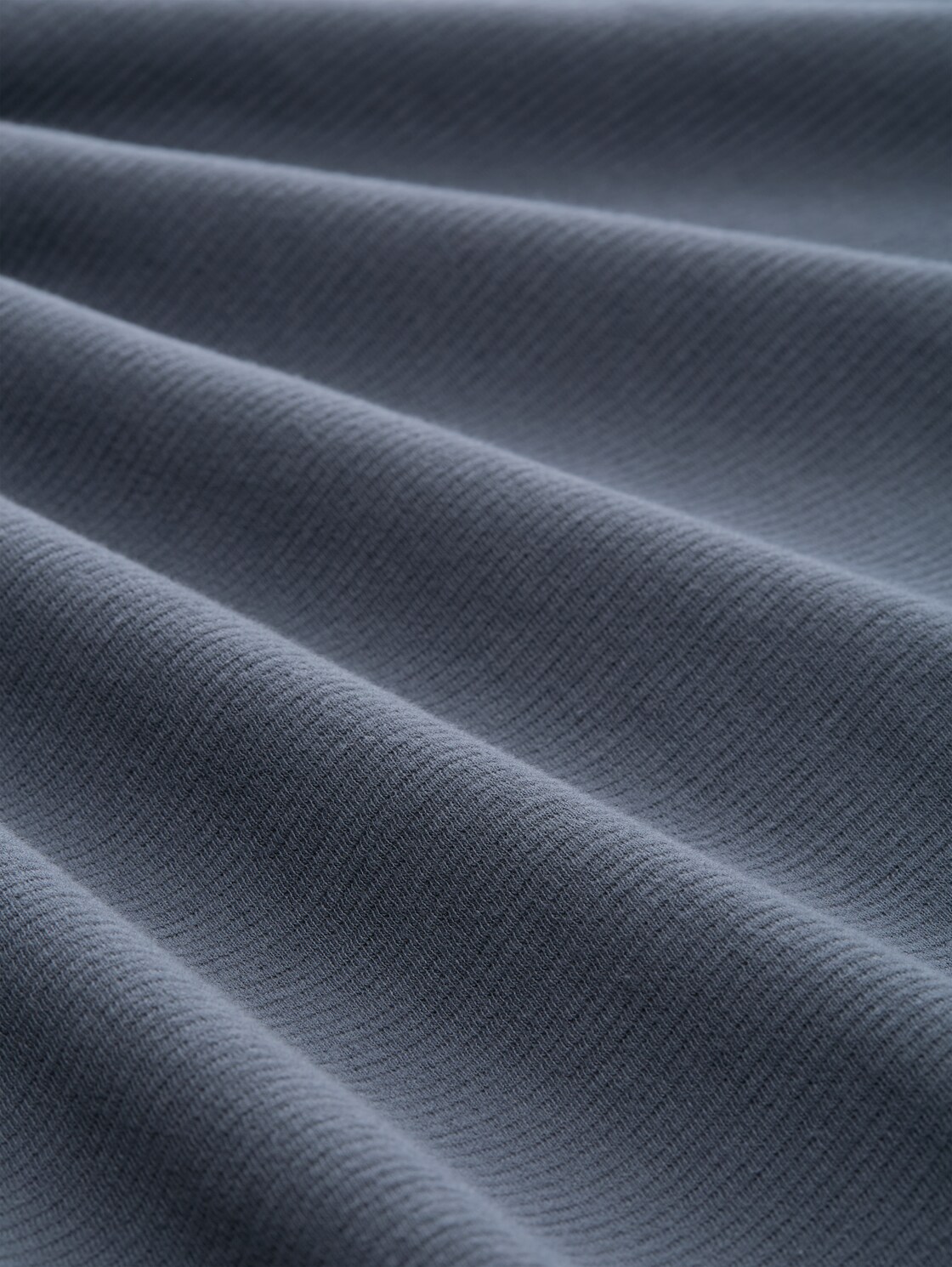 Langarmshirt aus Baumwolle - urban medium grey - Material-Ansicht