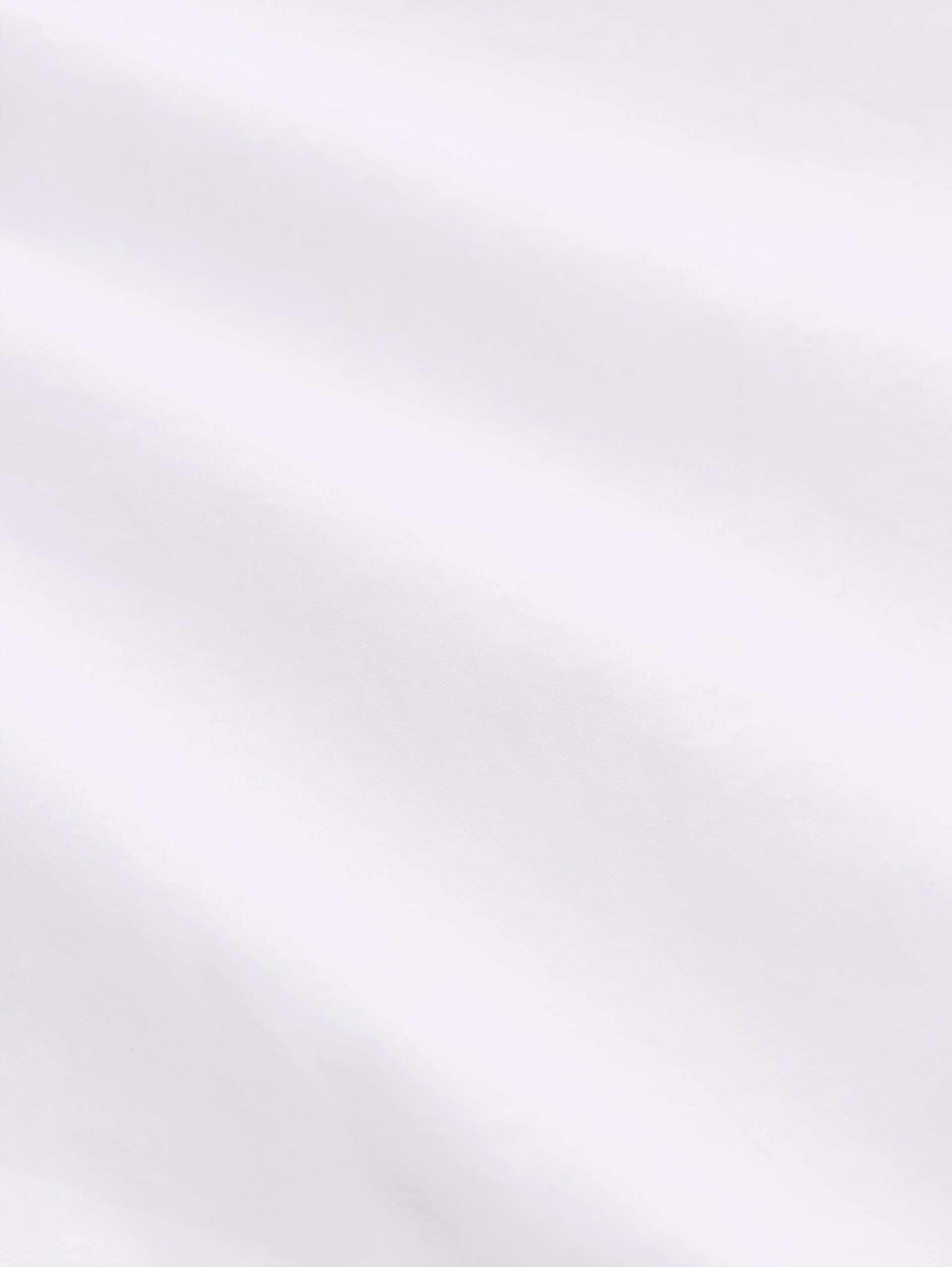 Boxy Fit Hemdbluse aus Baumwolle - White - Material-Ansicht