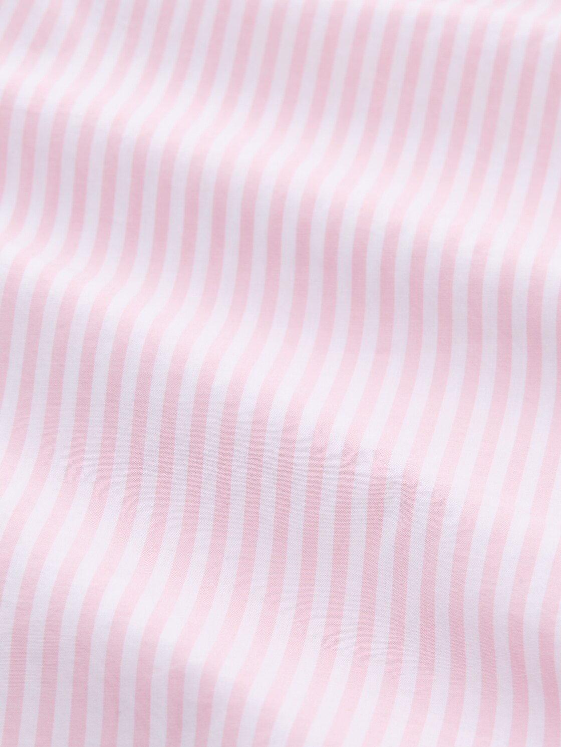 Boxy Fit Hemdbluse aus Baumwolle - soft mauve white stripe - Material-Ansicht