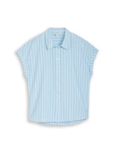 Nicht ausgewählt, Bluse mit Streifenmuster von Tom Tailor, blau