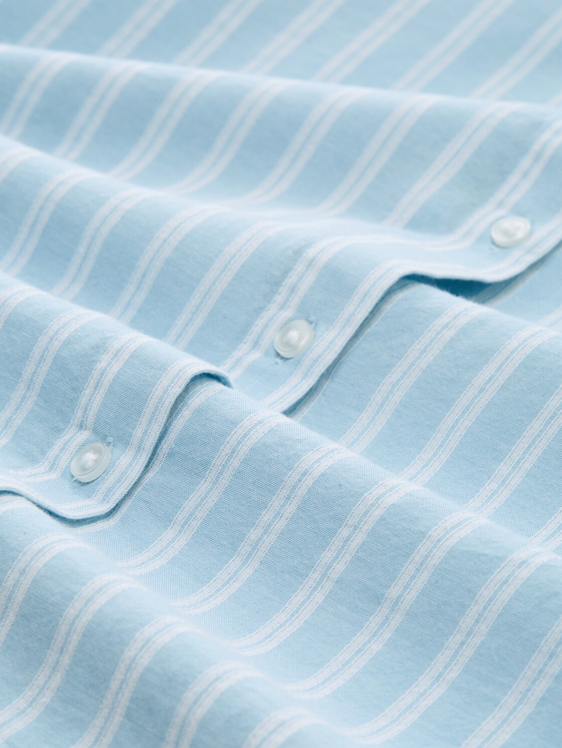 Bluse mit Streifenmuster - blue white stripe - Material-Ansicht