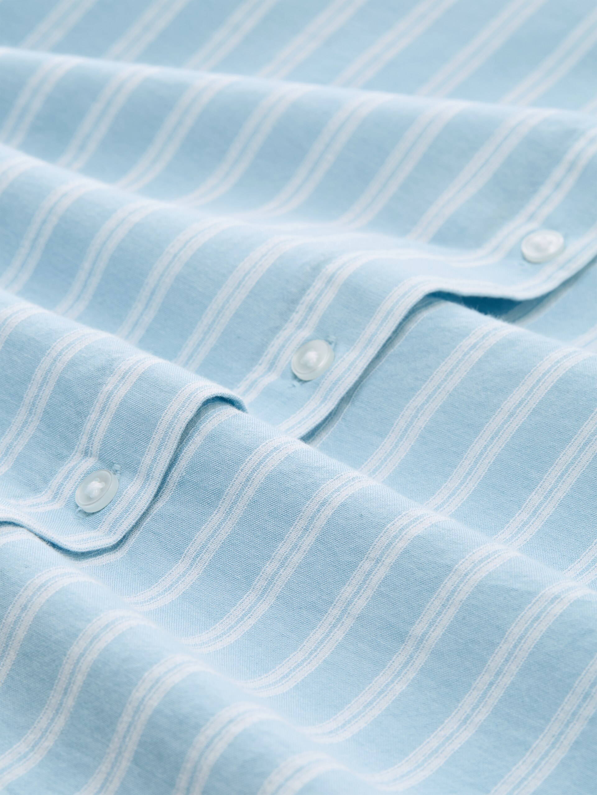 Bluse mit Streifenmuster - blue white stripe - Material-Ansicht