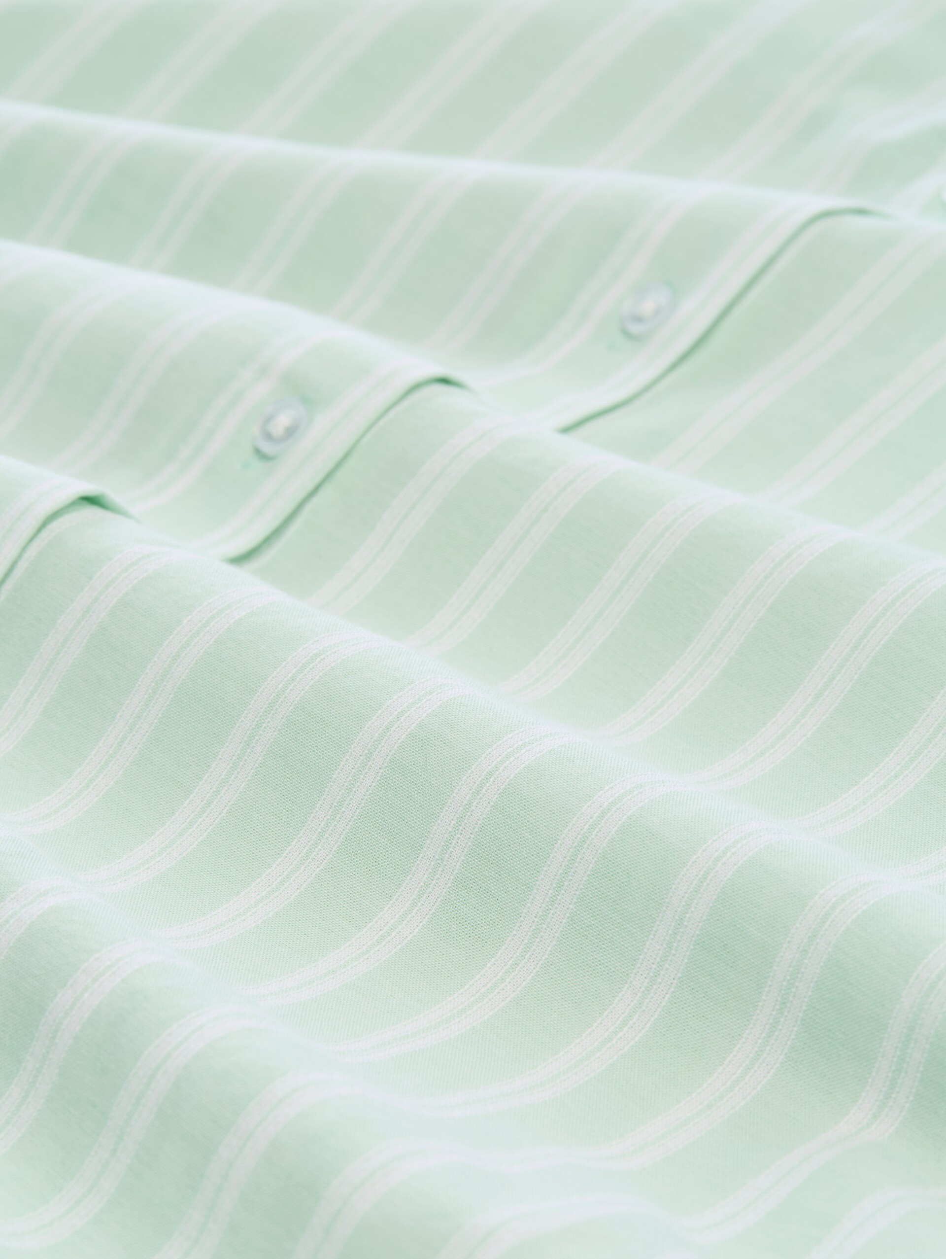 Bluse mit Streifenmuster - matcha green white stripe - Material-Ansicht
