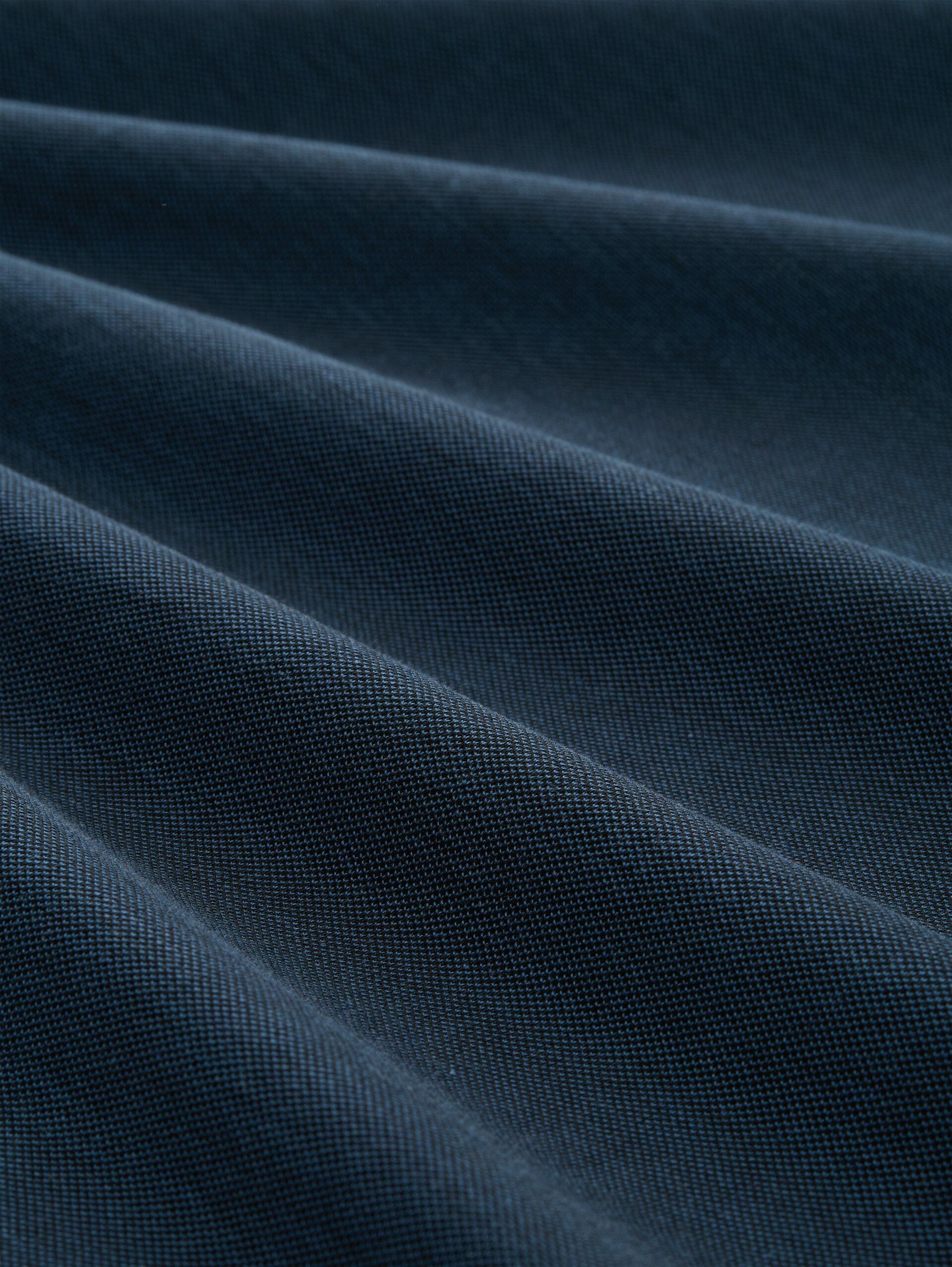 Piqué Poloshirt aus Baumwolle - blue black two tone pique