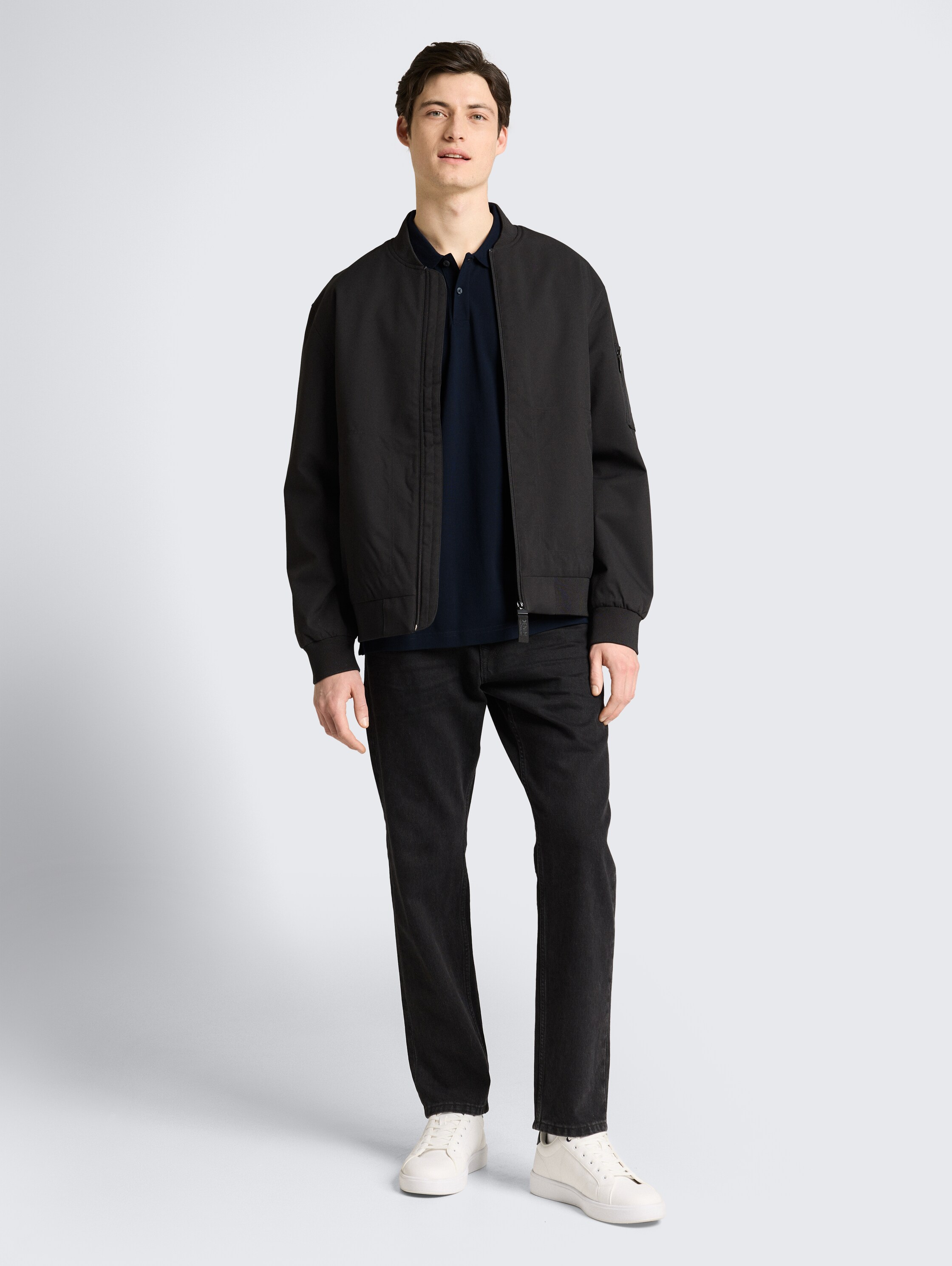 Piqué Poloshirt aus Baumwolle - sky captain blue