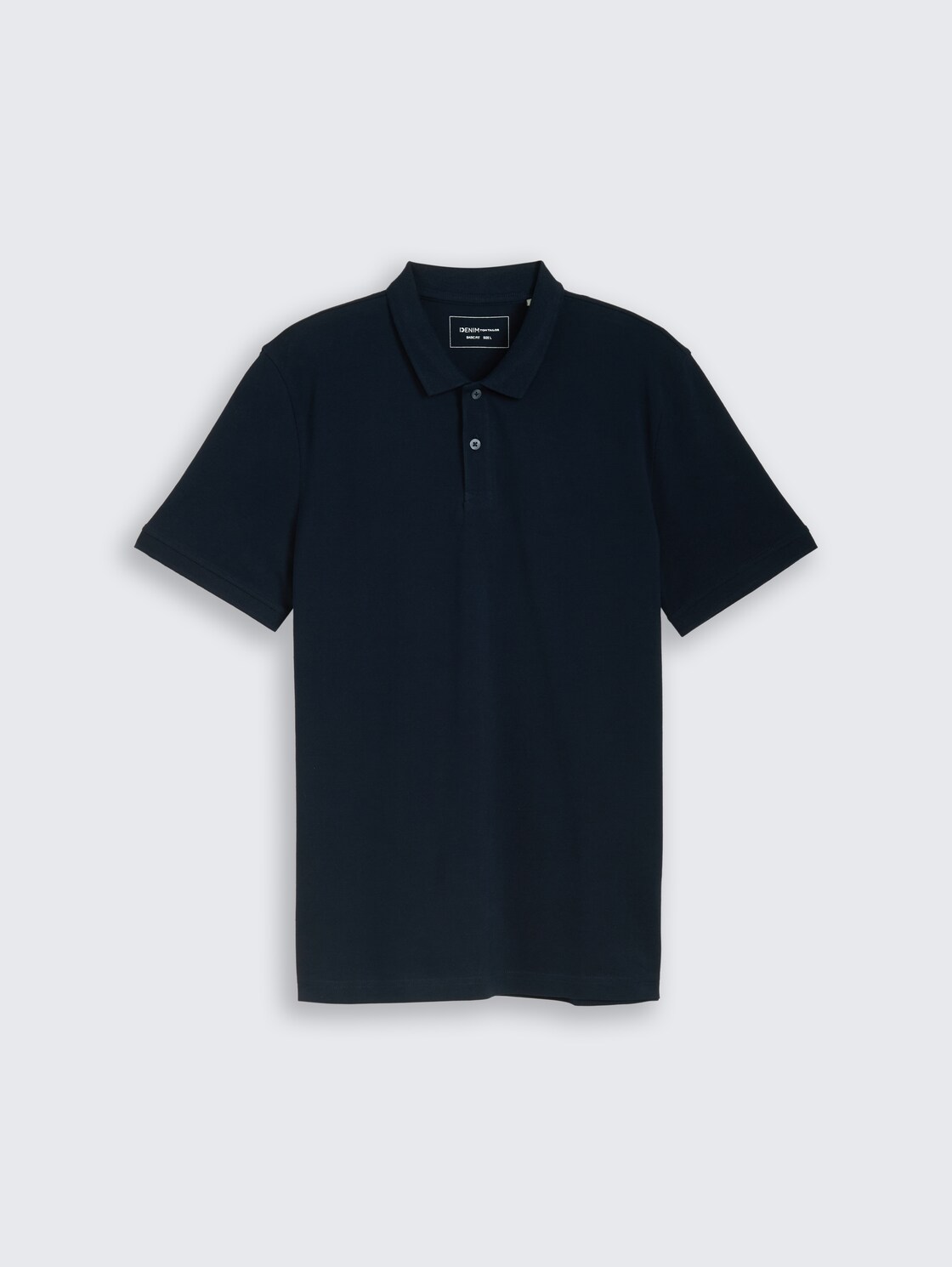 Piqué Poloshirt aus Baumwolle - sky captain blue
