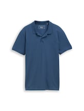 Nicht ausgewählt, Piqué Poloshirt aus Baumwolle von Tom Tailor, blau