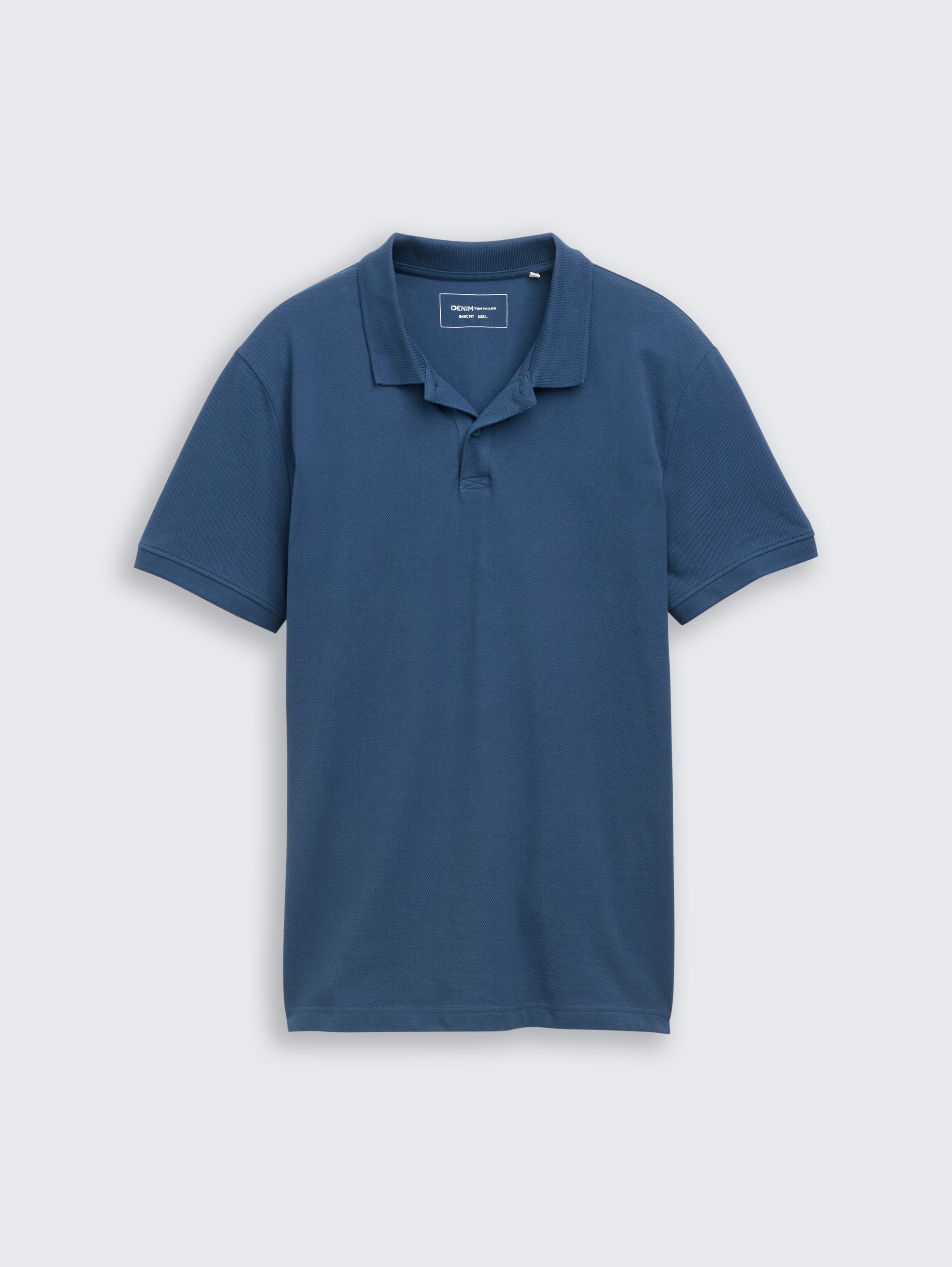 Piqué Poloshirt aus Baumwolle - nighttime_blue - 