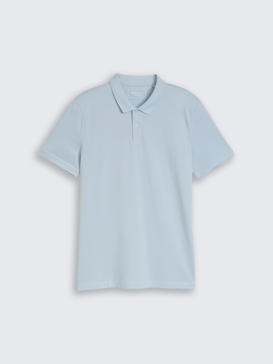Piqué Poloshirt aus Baumwolle - smart light blue