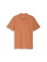 Nicht ausgewählt, Piqué Poloshirt aus Baumwolle von Tom Tailor, orange