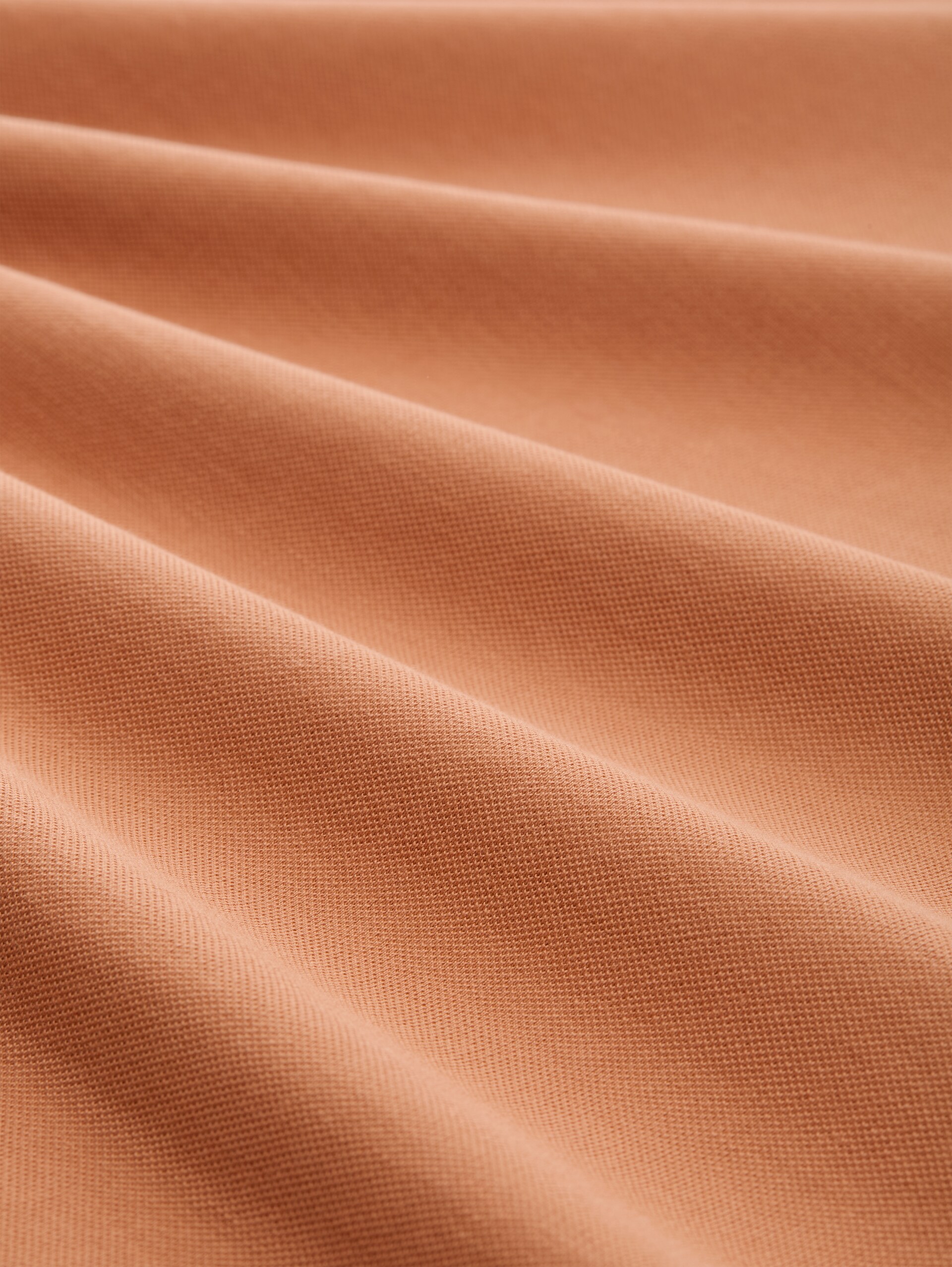 Piqué poloshirt van katoen - faded copper orange