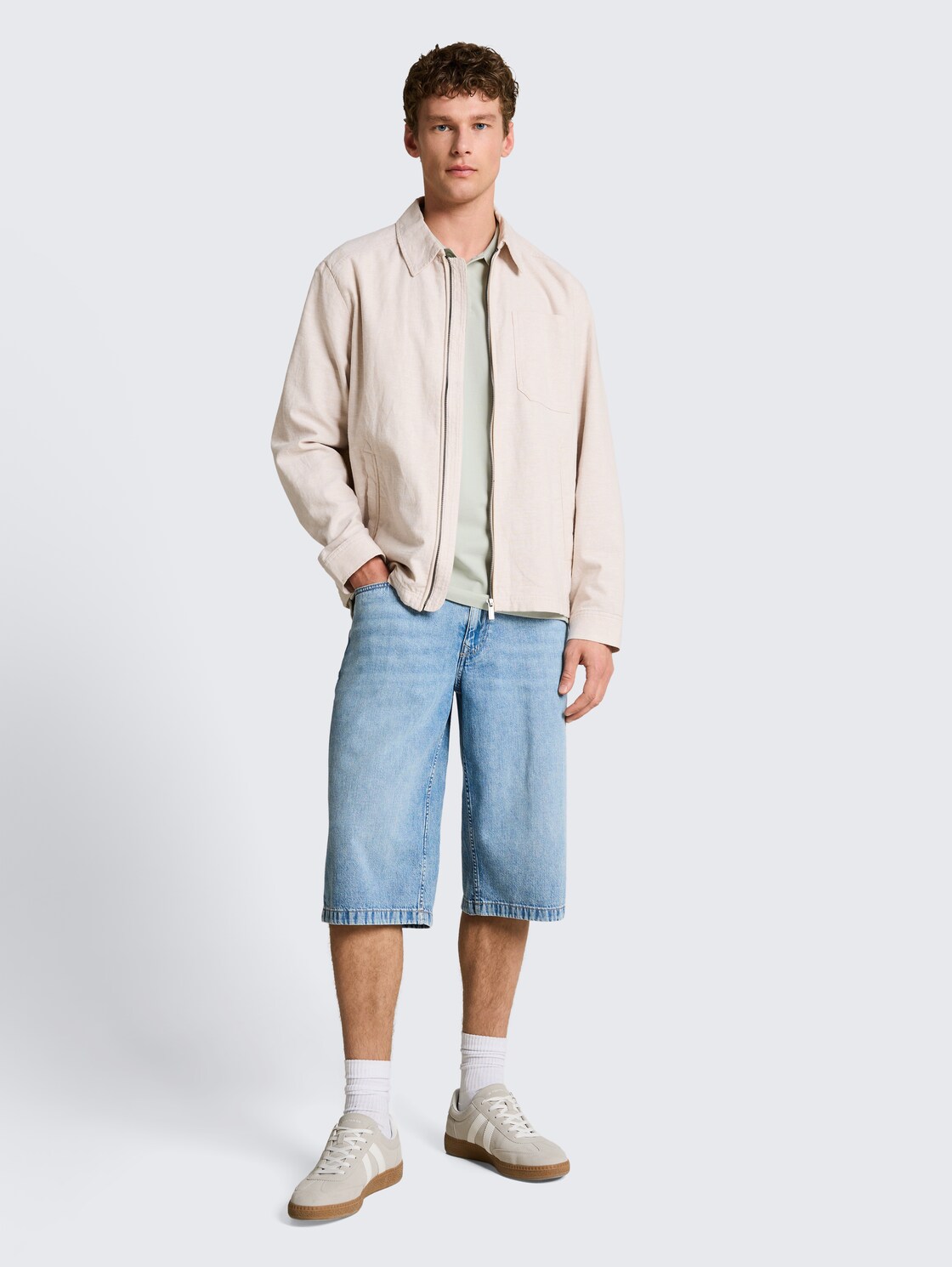 Piqué Poloshirt aus Baumwolle - frozen light mint