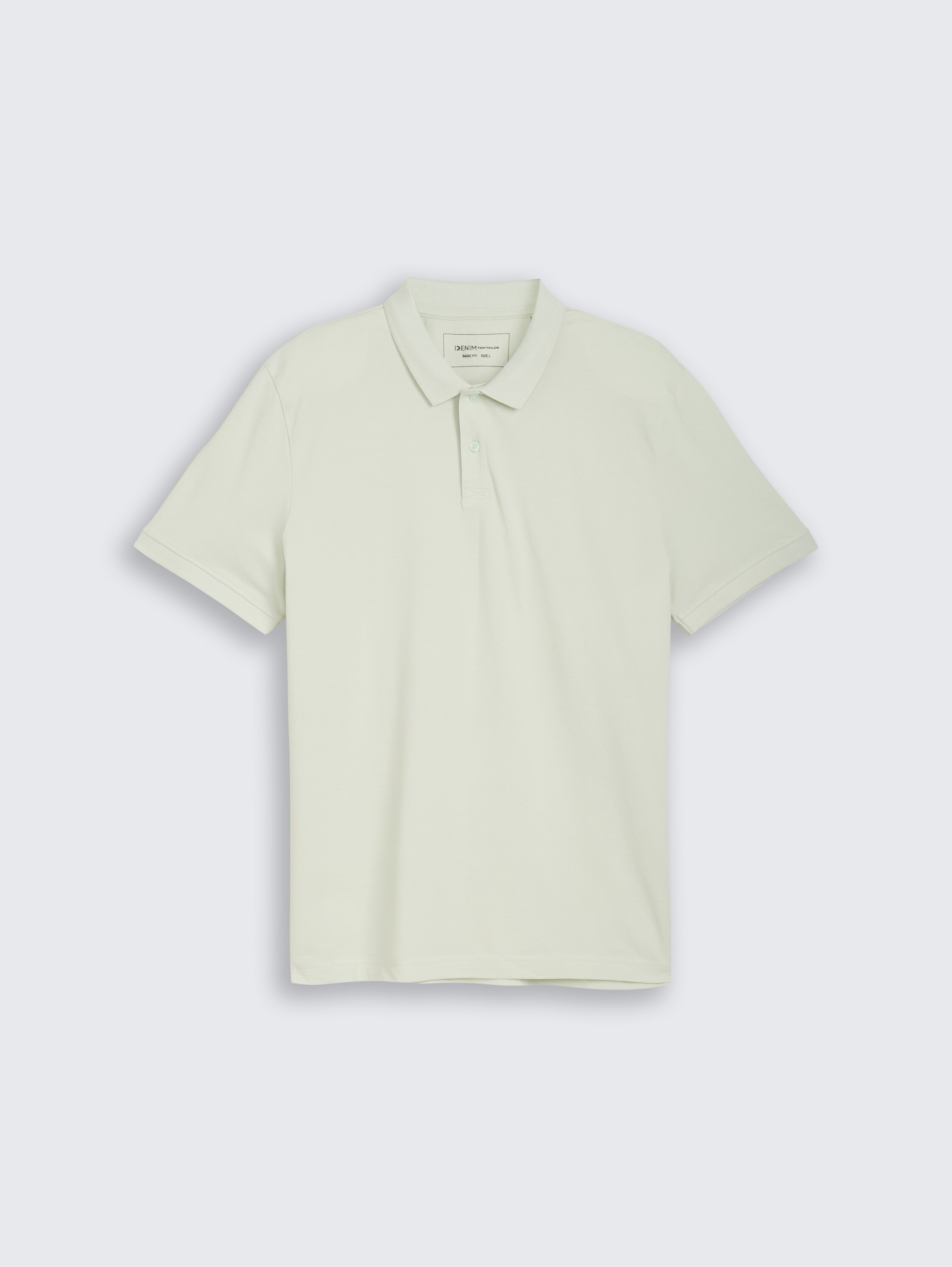 Piqué Poloshirt aus Baumwolle - frozen_light_mint - 