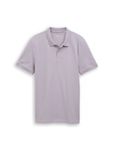 Ausgewählt, Piqué Poloshirt aus Baumwolle von Tom Tailor, grau