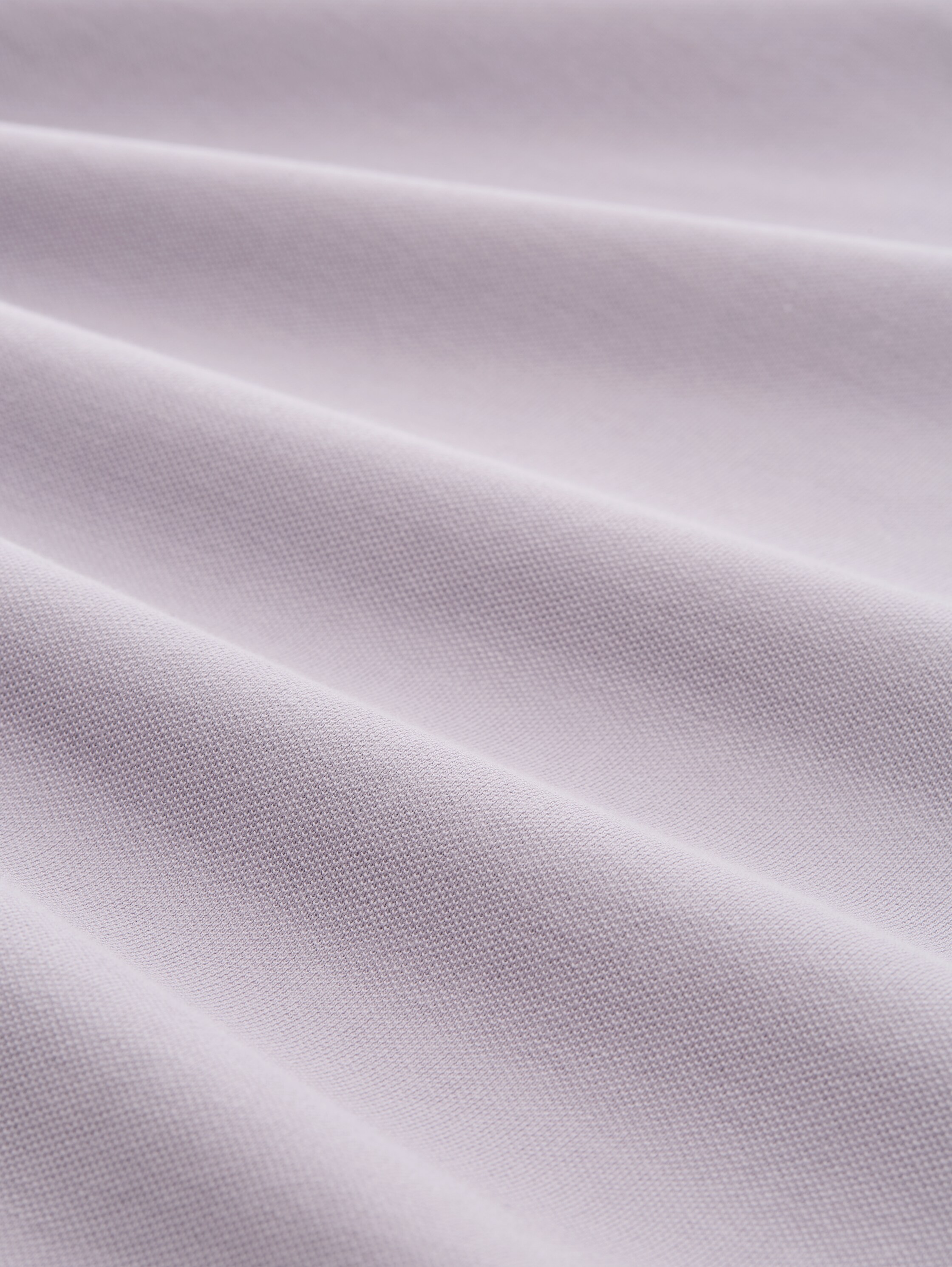 Piqué Poloshirt aus Baumwolle - soft lilac grey