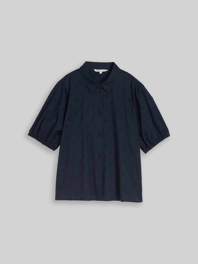 Blouse avec broderie par Denim Female, sky captain blue