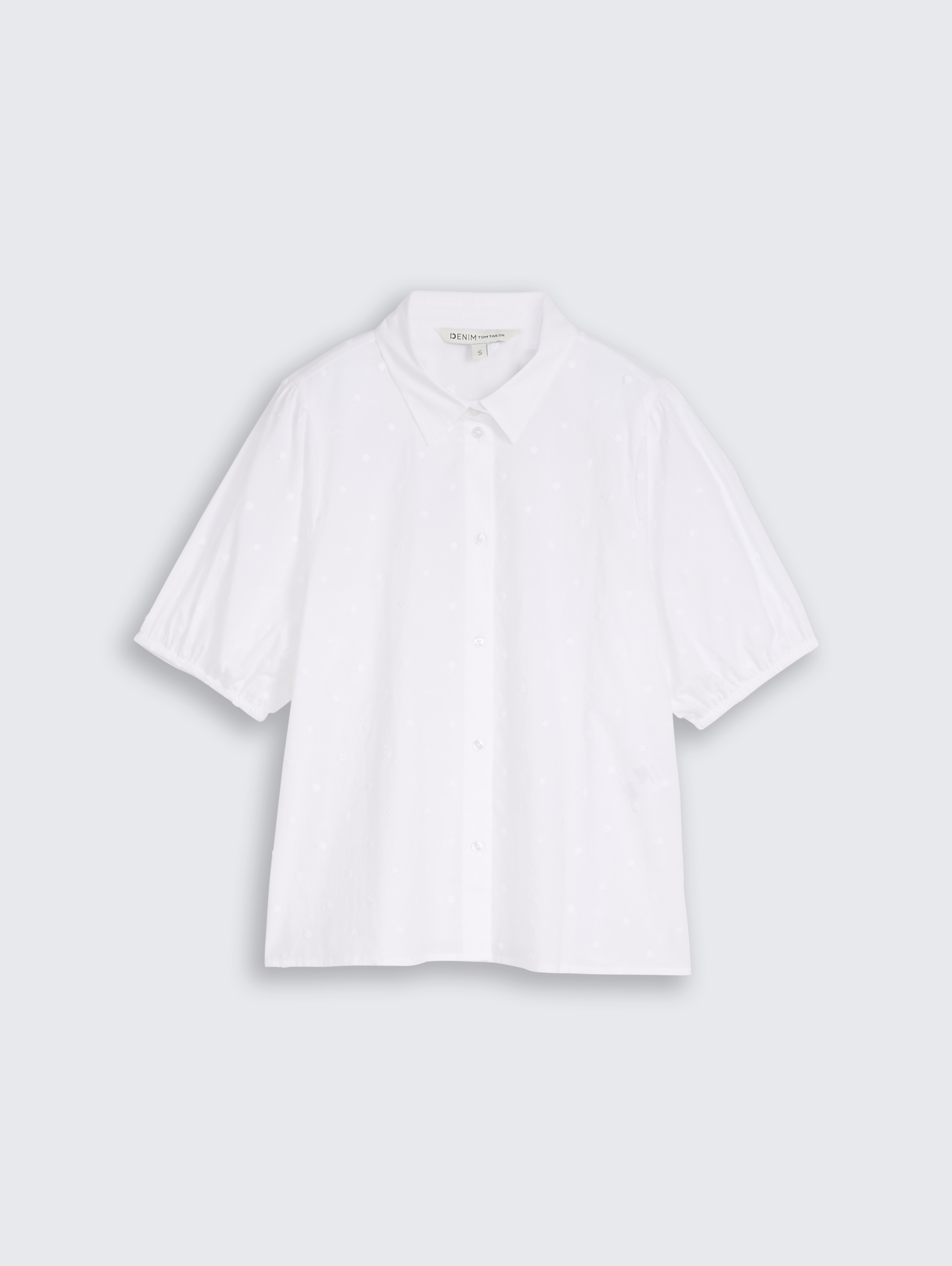 Bluse mit Stickerei von Denim Female, White