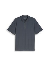 Geselecteerd, Relaxed fit poloshirt met ritssluiting door Tom Tailor, grauw