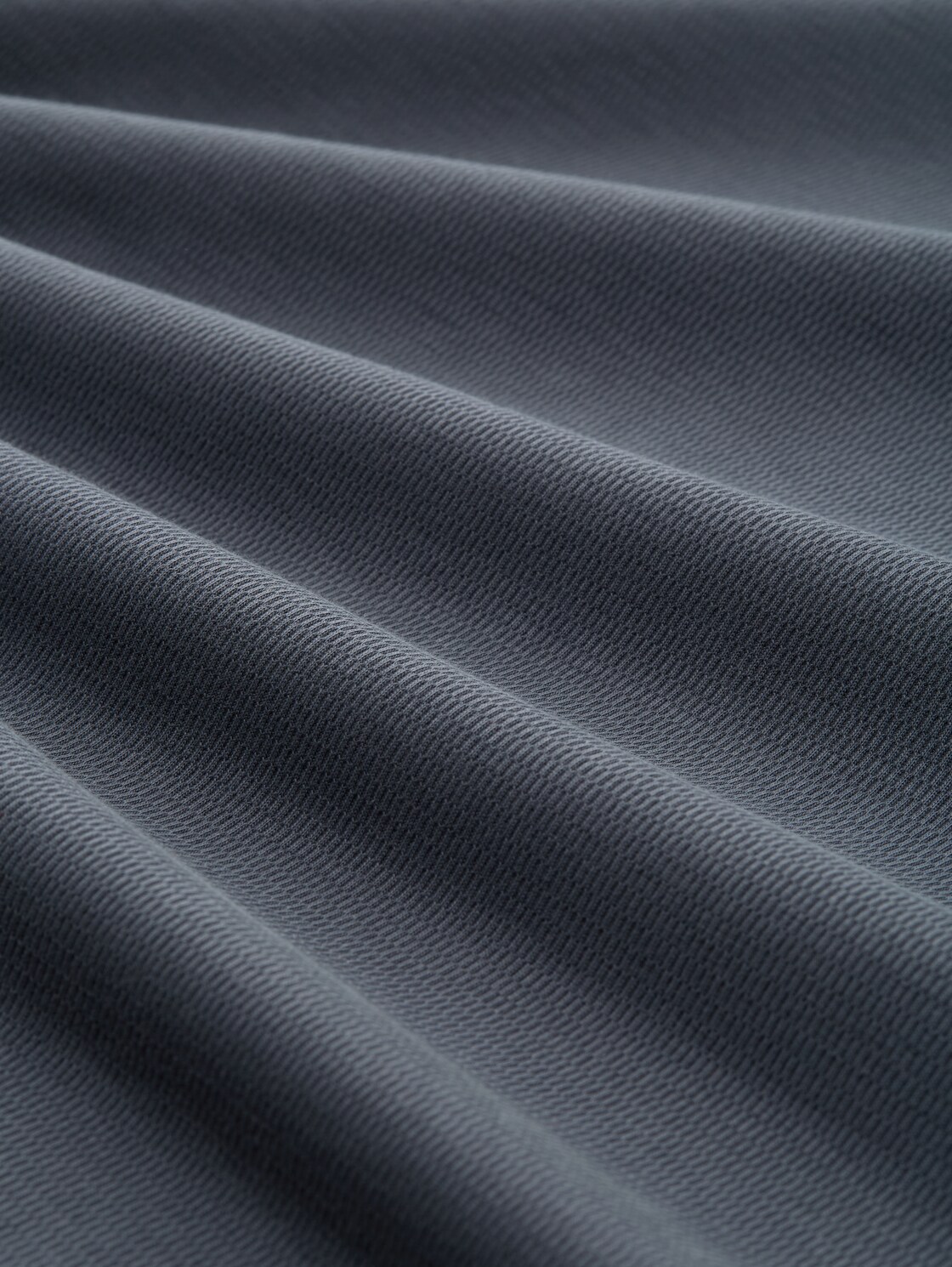 Relaxed Fit Poloshirt mit Reißverschluss - urban medium grey