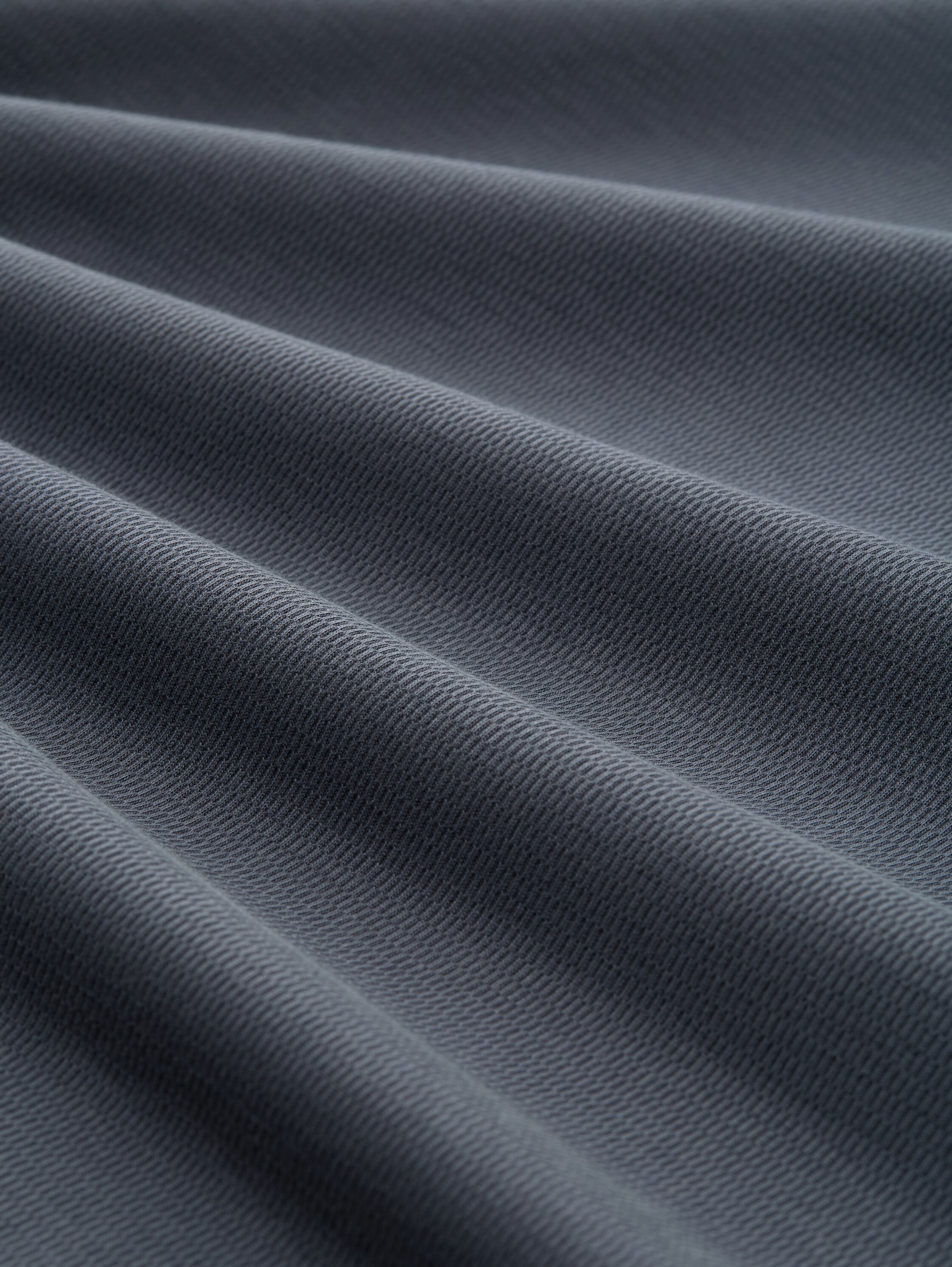 Relaxed fit poloshirt met ritssluiting - urban medium grey