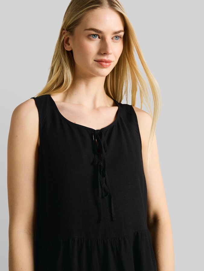 TOM TAILOR Abito Donna A Maniche Lunghe - Casual Chic, Vestibilità Comoda Dalla XS Alla 3XL