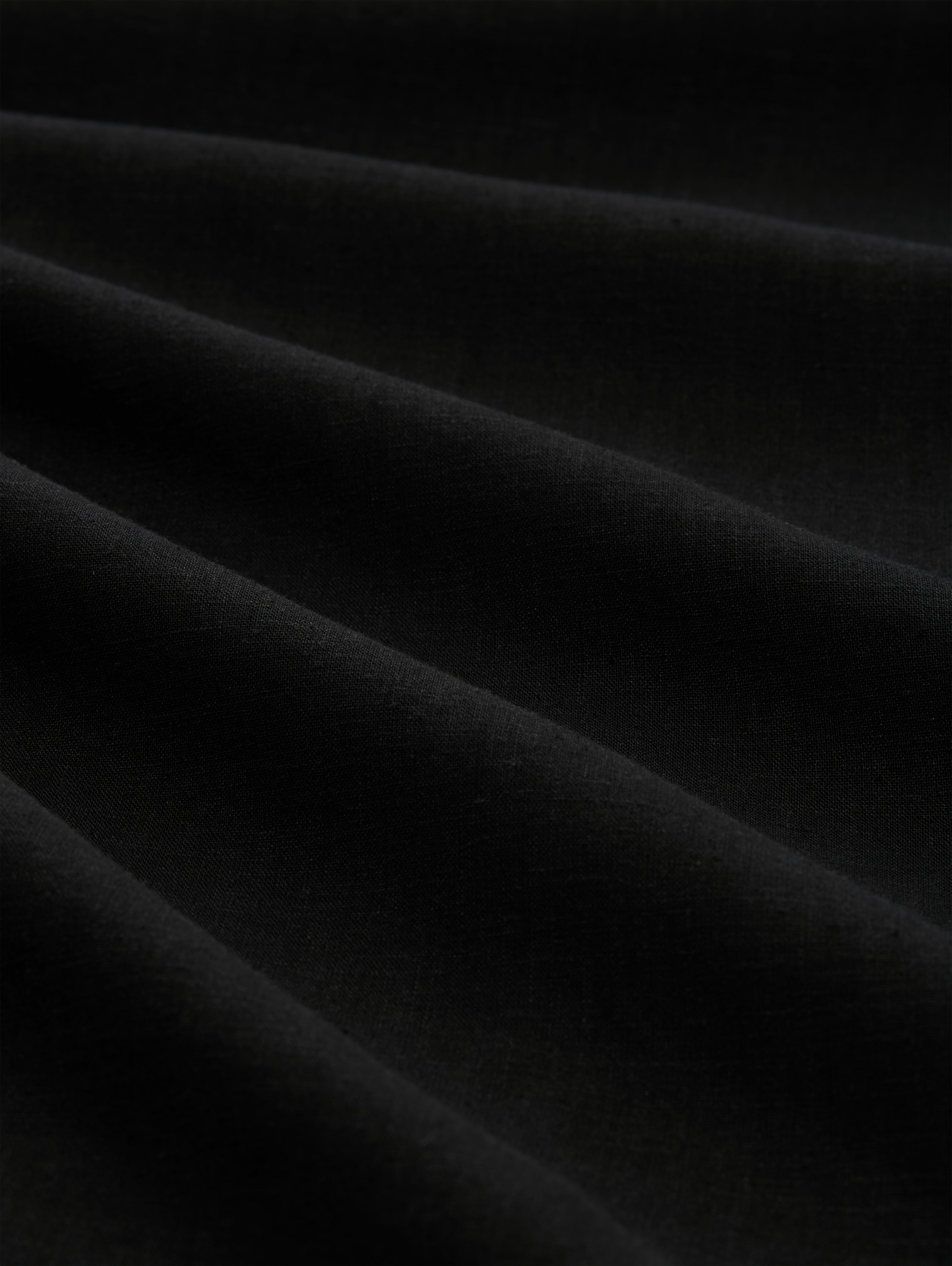 Midi-Kleid mit Leinenanteil - deep_black_1 - 