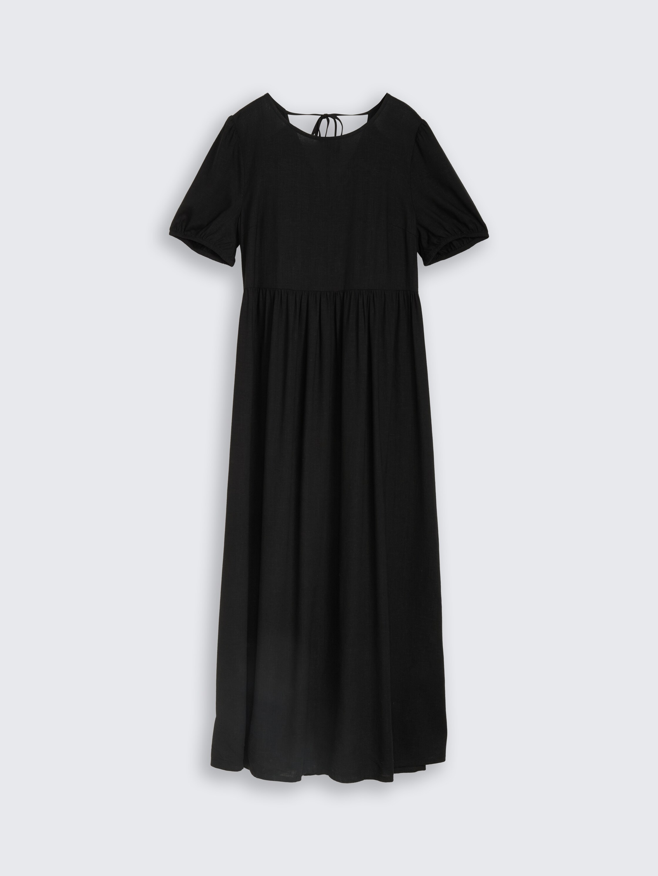 Midi-Kleid mit Leinenanteil - deep_black_1 - 