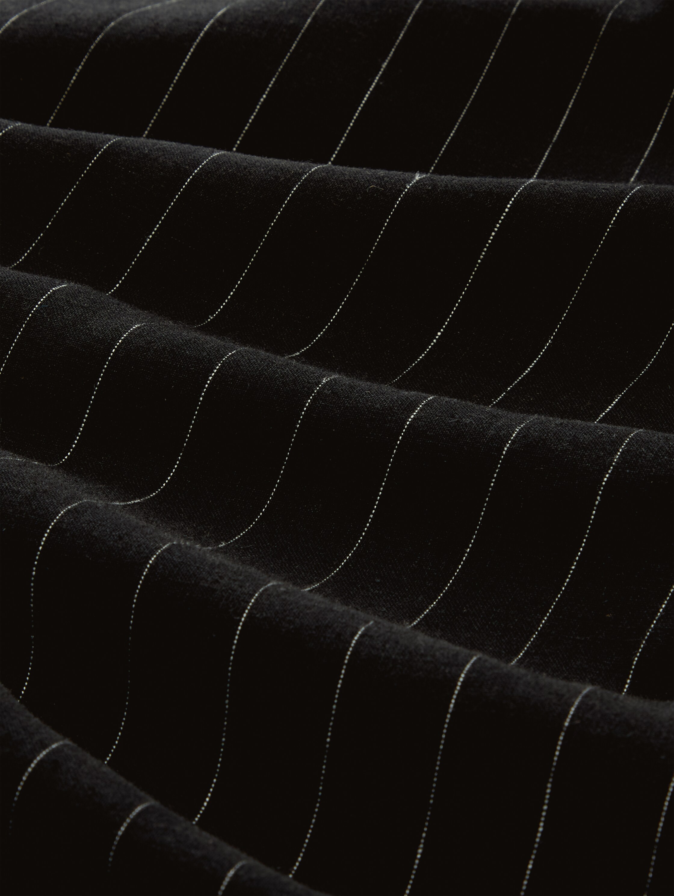 Jumpsuit mit Leinenanteil - black_beige_vertical_stripe - 