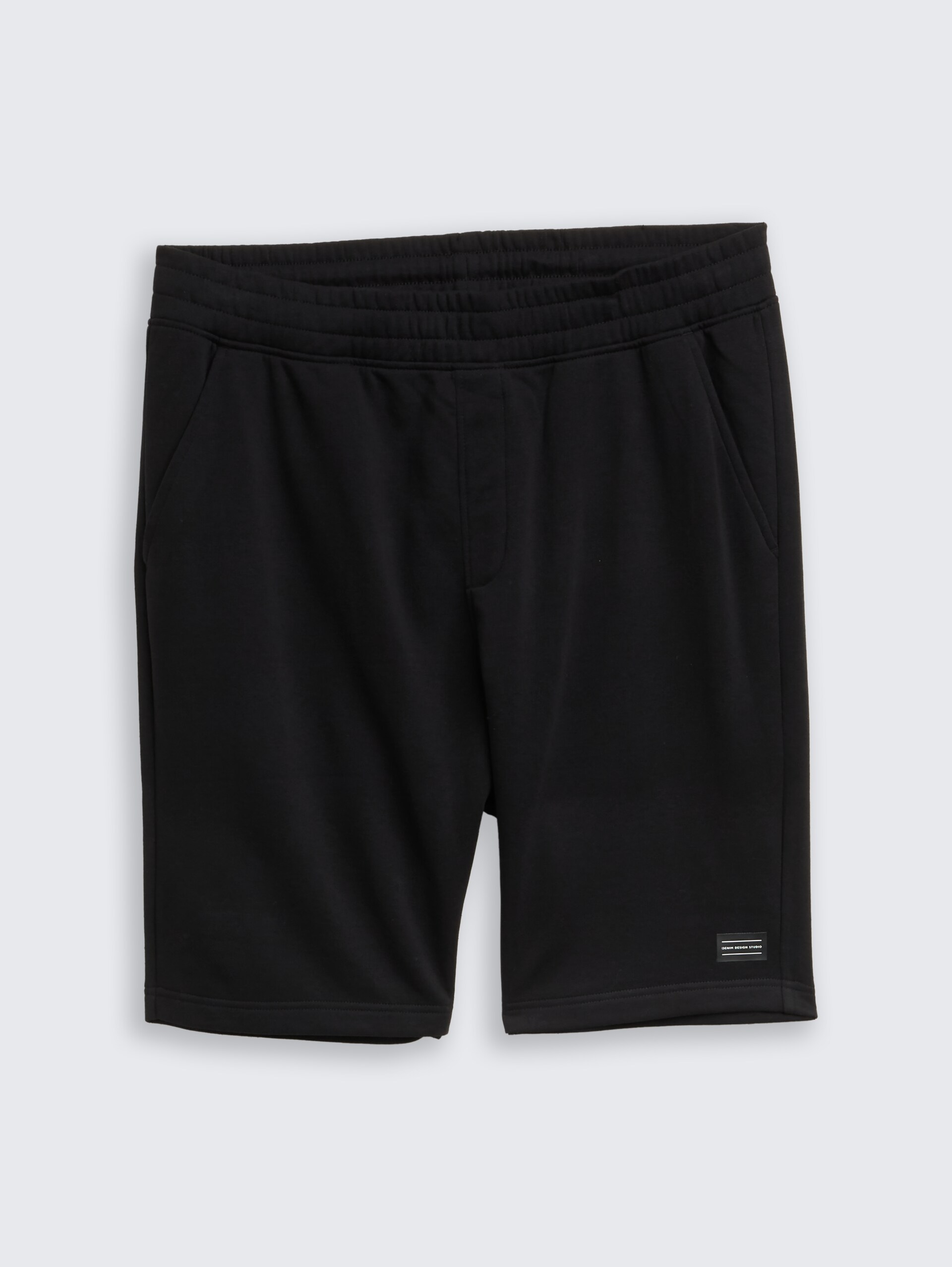 Relaxed Sweat-Shorts - Black - Vorder-Produkt-Ansicht