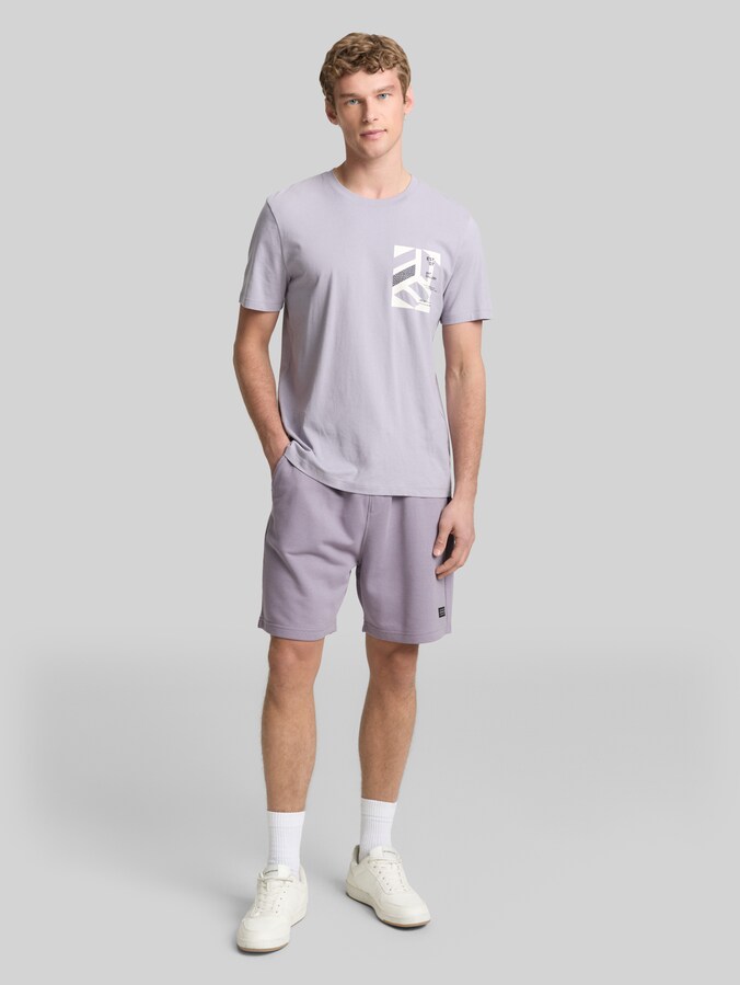Relaxed Sweat-Shorts von Denim Male, soft lilac grey