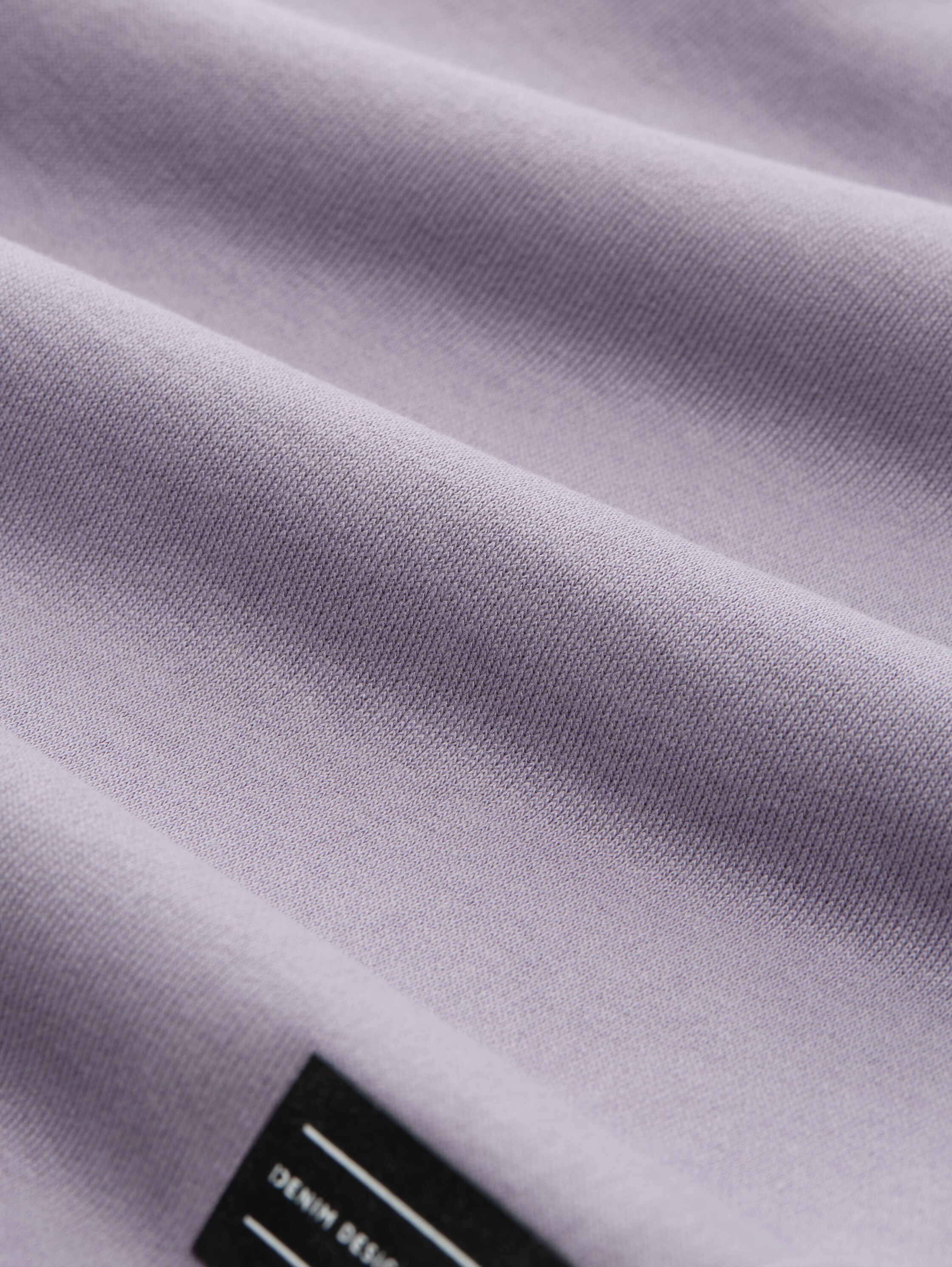 Relaxed Sweat-Shorts - soft lilac grey - Material-Ansicht